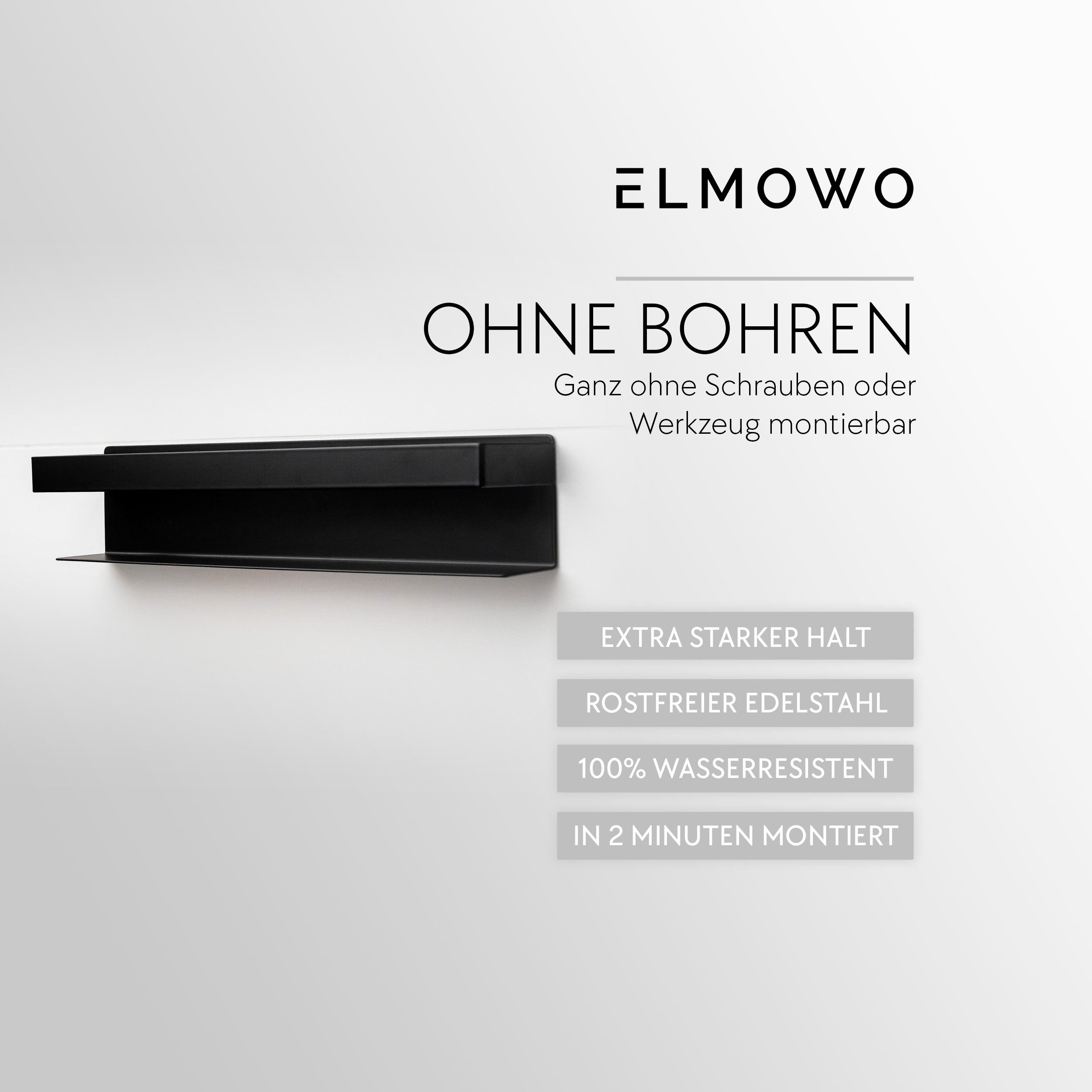 ELMOWO Handtuchregal ohne Bohren für 5 günstig online kaufen