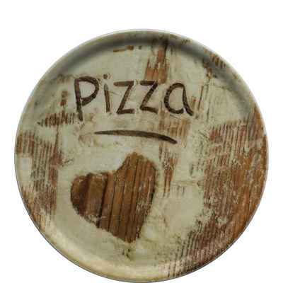 Saturnia Pizzateller Napoli Flour, Dekor Pizzateller Heart 31cm Porzellan Heart 1 Stück