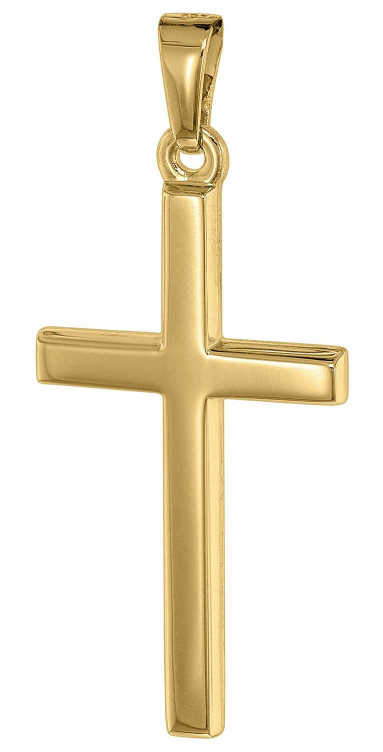 trendor Kreuzanhänger Kreuz- für 25 mm Gold 585 / 14K