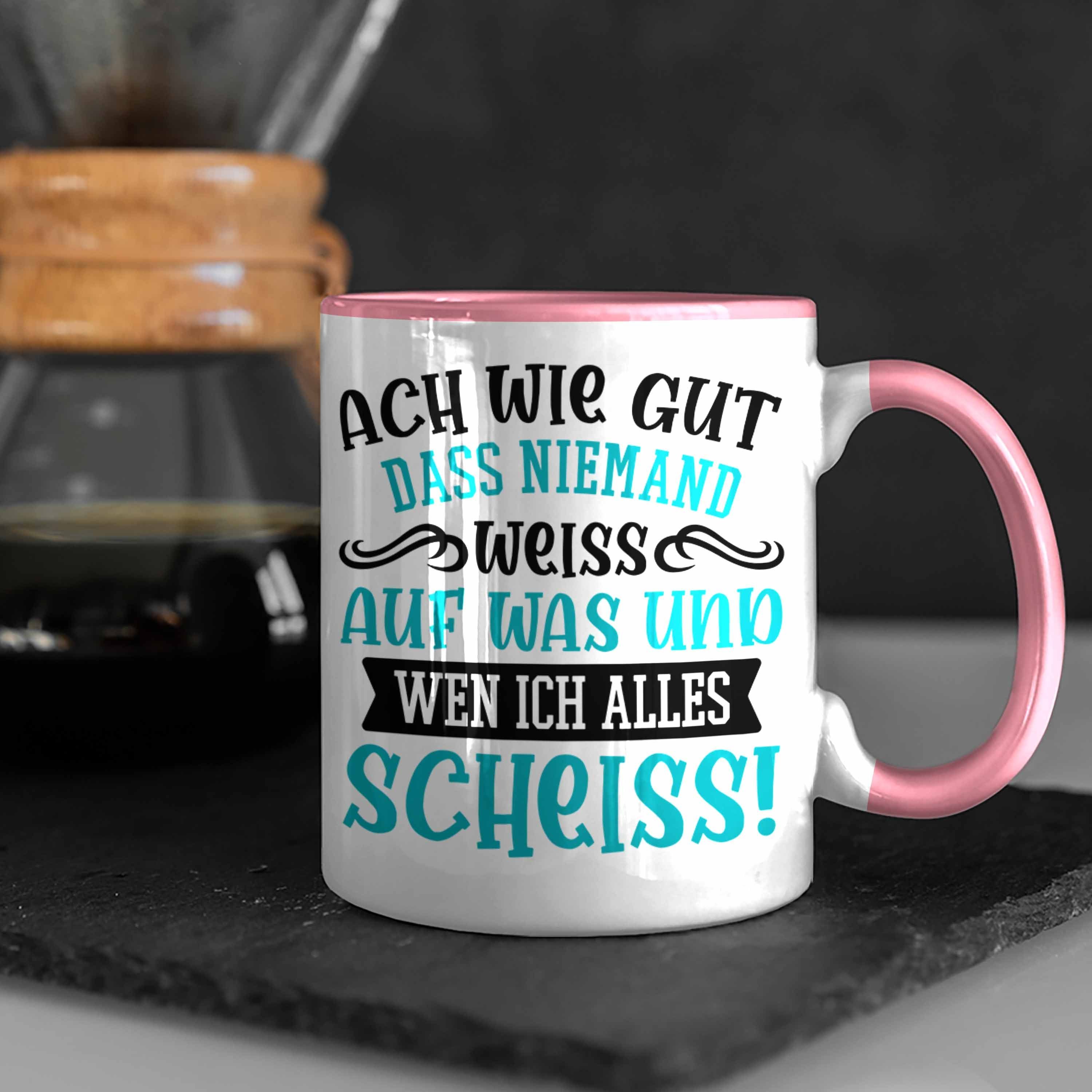 Und Trendation Wen Tasse Dass Tasse Trendation Gut Rosa Alles Lustiger Ach Weiss Kollegin Ich Was Geschenk Auf Kollege Spruch Niemand Wie Geschenkidee -