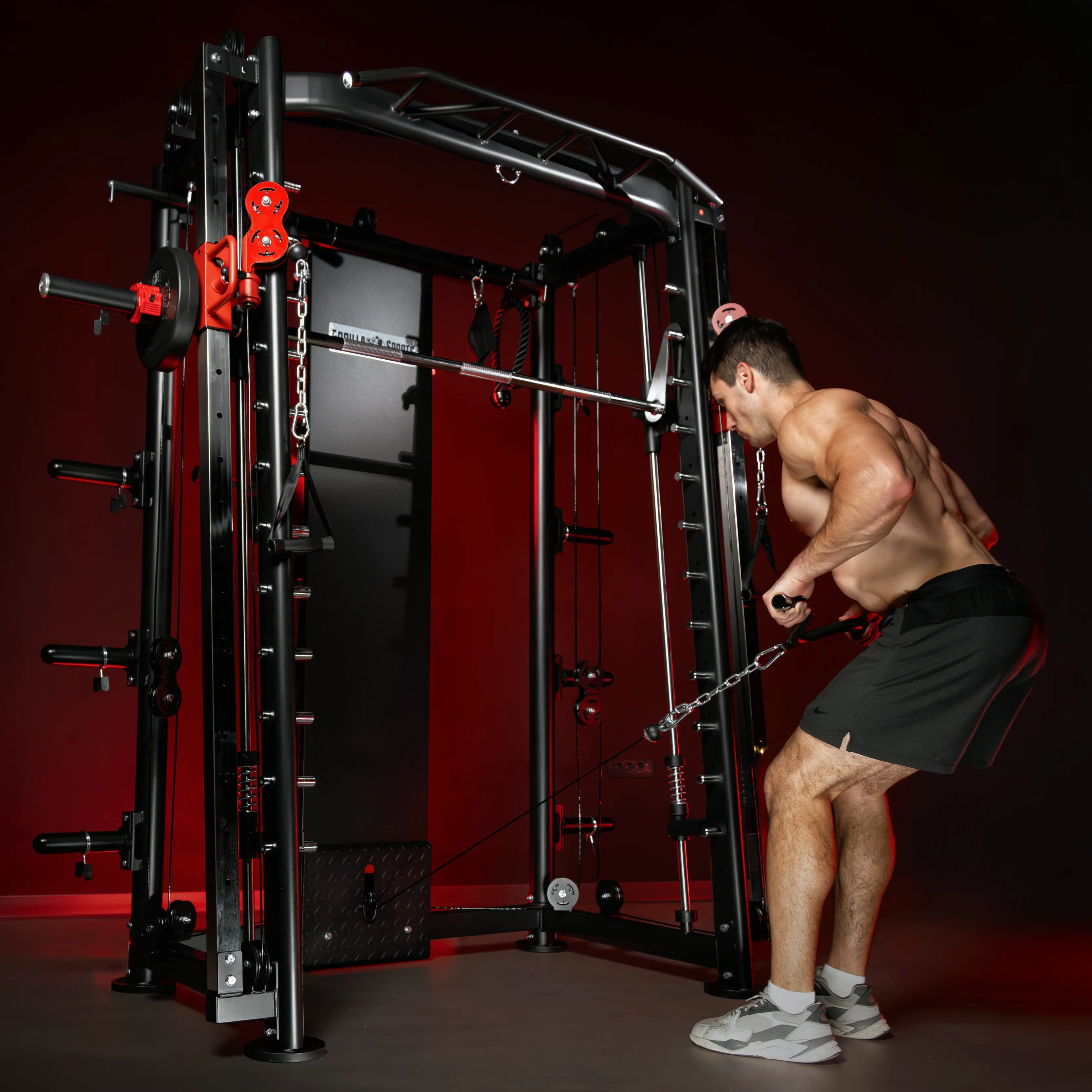 GORILLA SPORTS Kraftstation Multifunction Smith Machine, (1-tlg)