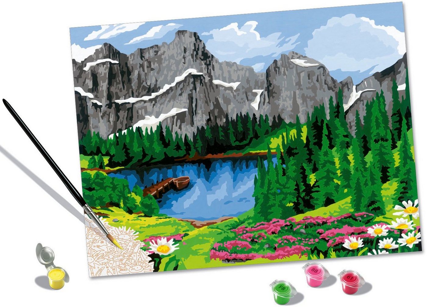 Thumbnail - Ravensburger Malen nach Zahlen CreArt, Mountain View, Made in Europe