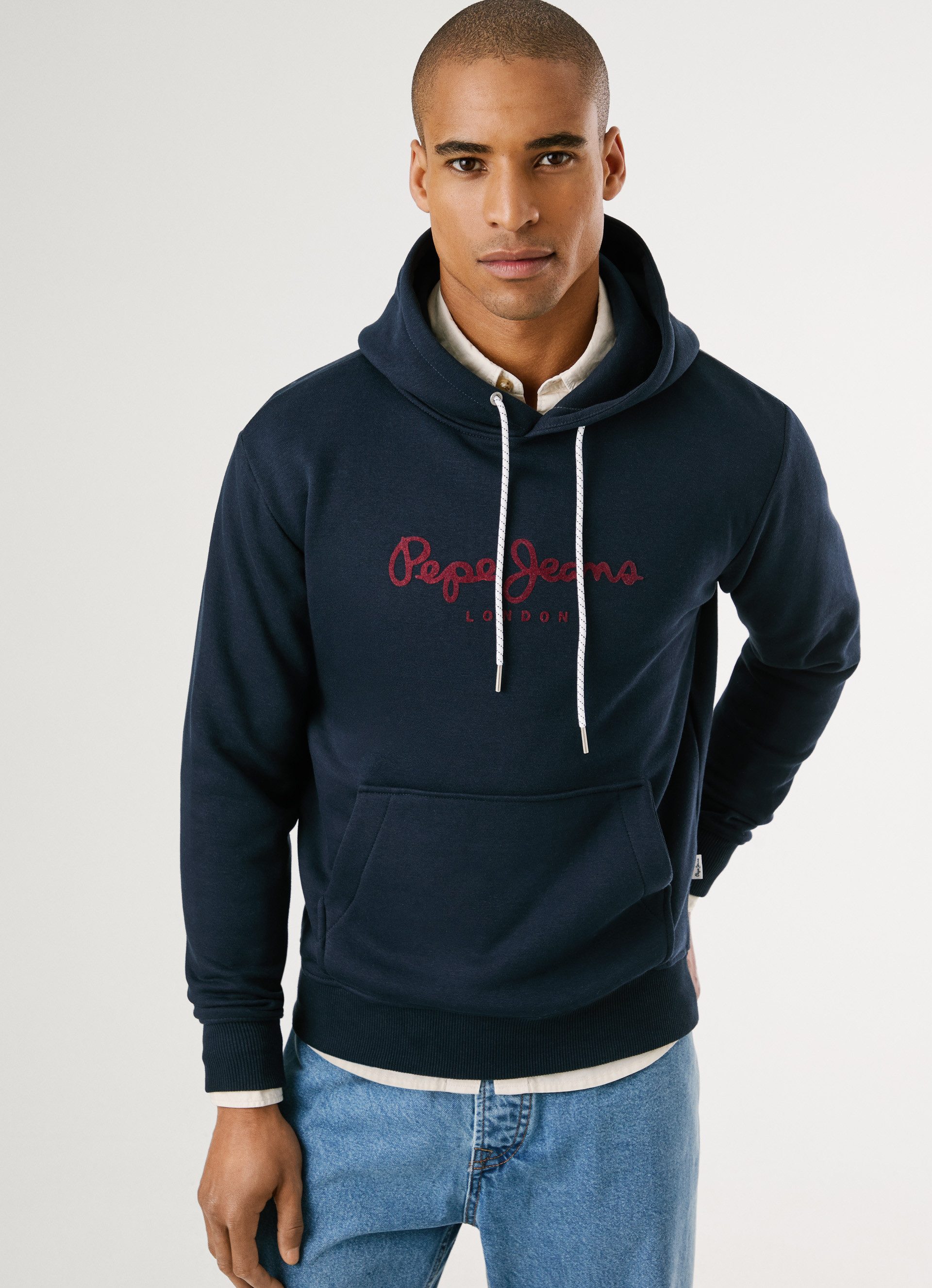 Pepe Jeans Hoodie MACBETH PLAIN Regular Fit günstig online kaufen