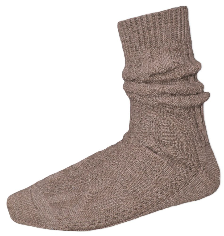 Trachtenland Socken Kurze Trachtensocken Robin - Braun – Bild 4 von 5