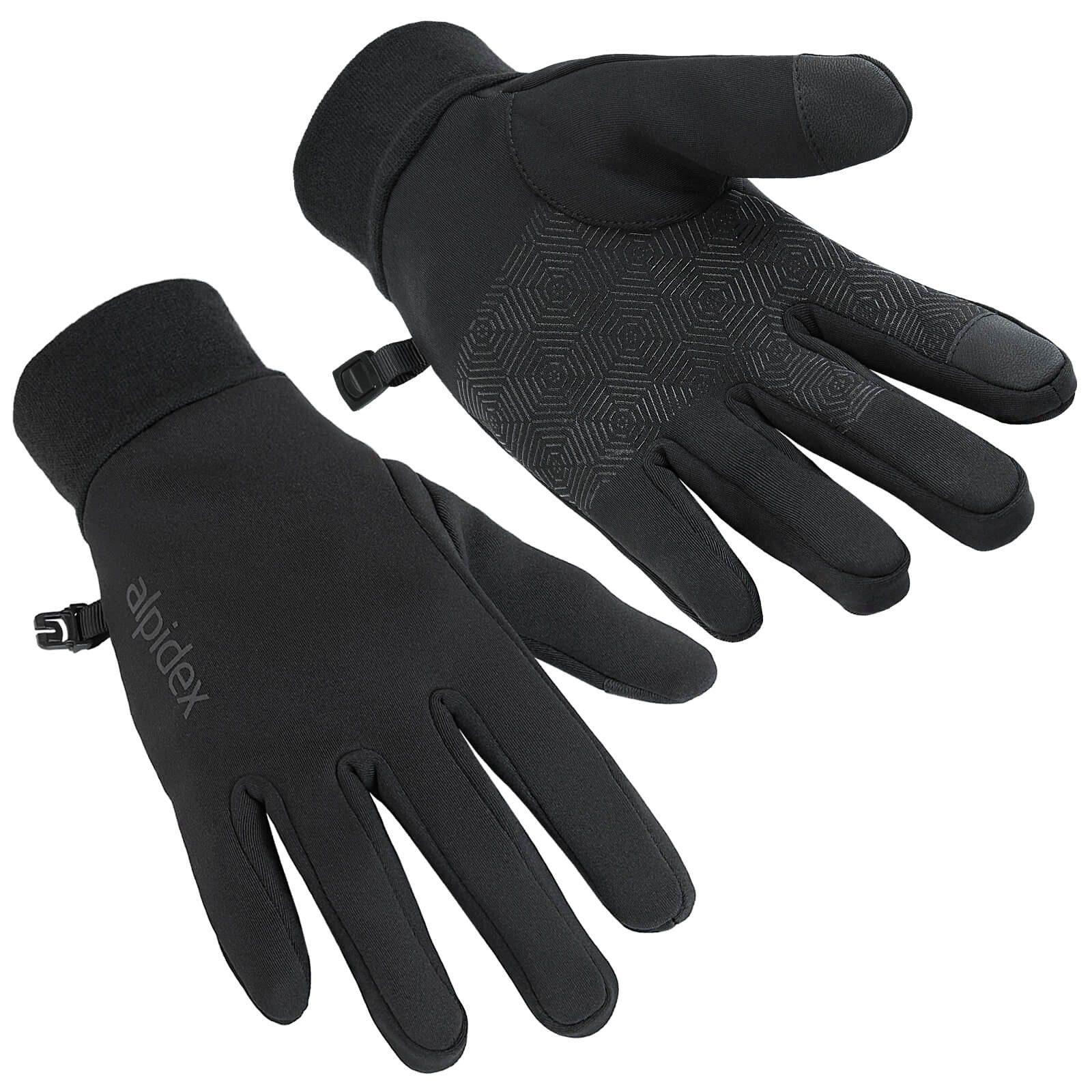 ALPIDEX Laufhandschuhe ALPIDEX Rutschfeste Handschuhe Touchfunktion Warme Winterhandschuhe