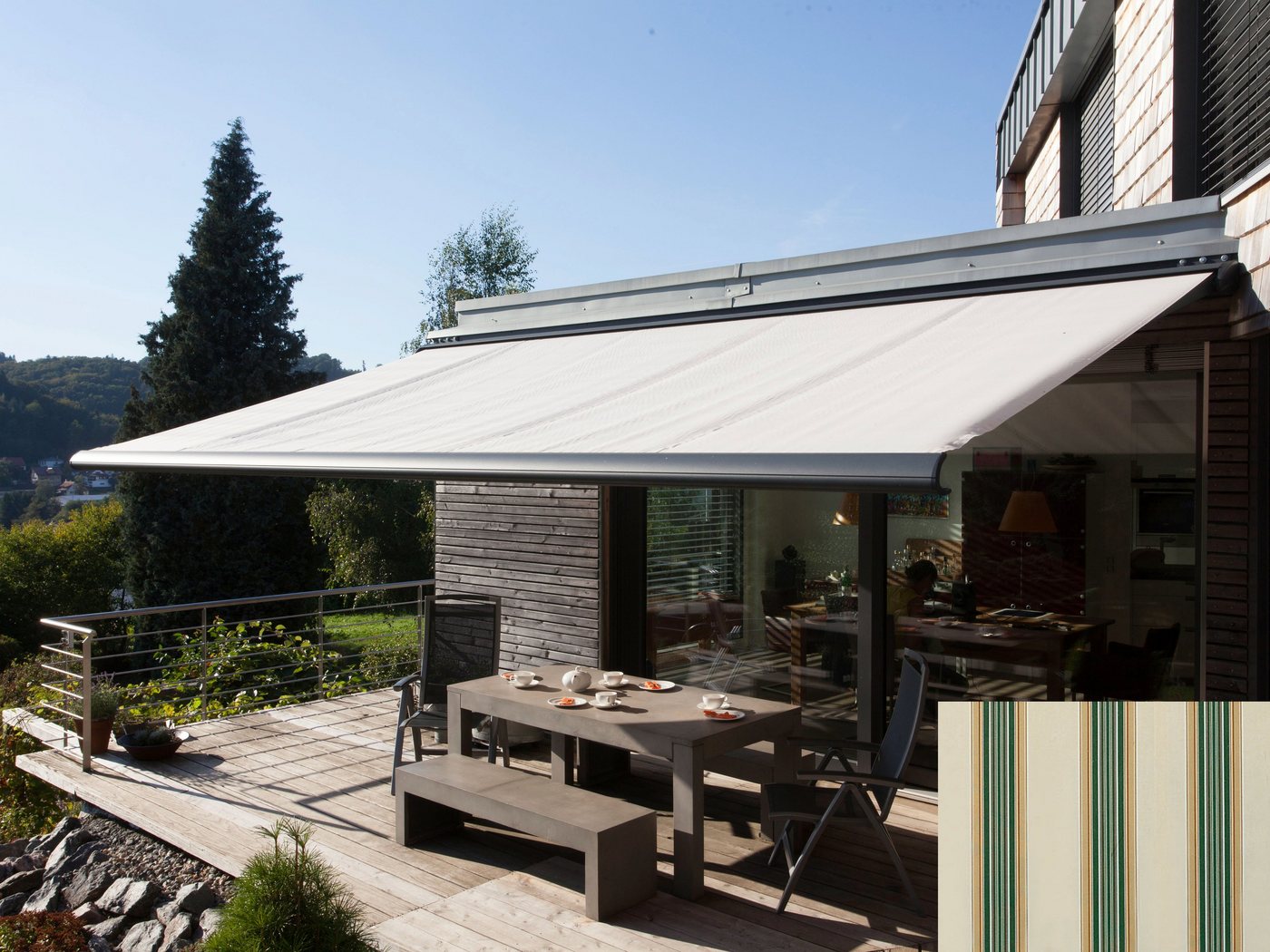Thumbnail - Wismar Kassettenmarkise Classic S-Compact Breite: 550 cm, Ausfall: 300 cm