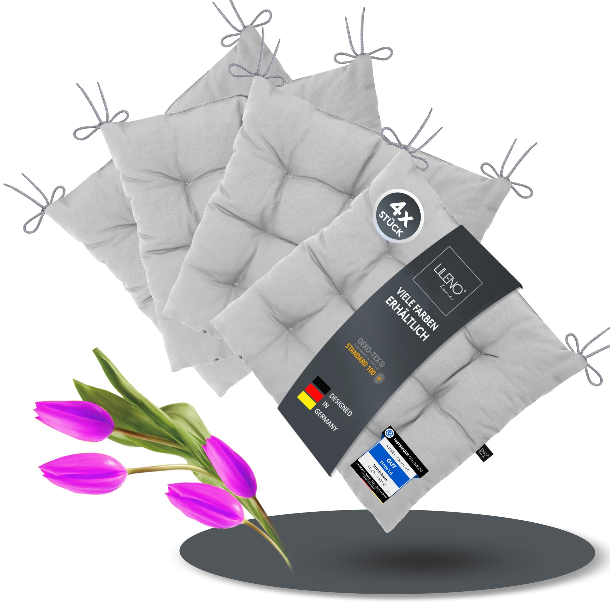 LILENO HOME Stuhlkissen Sitzkissen für Gartenstuhl, günstig online kaufen