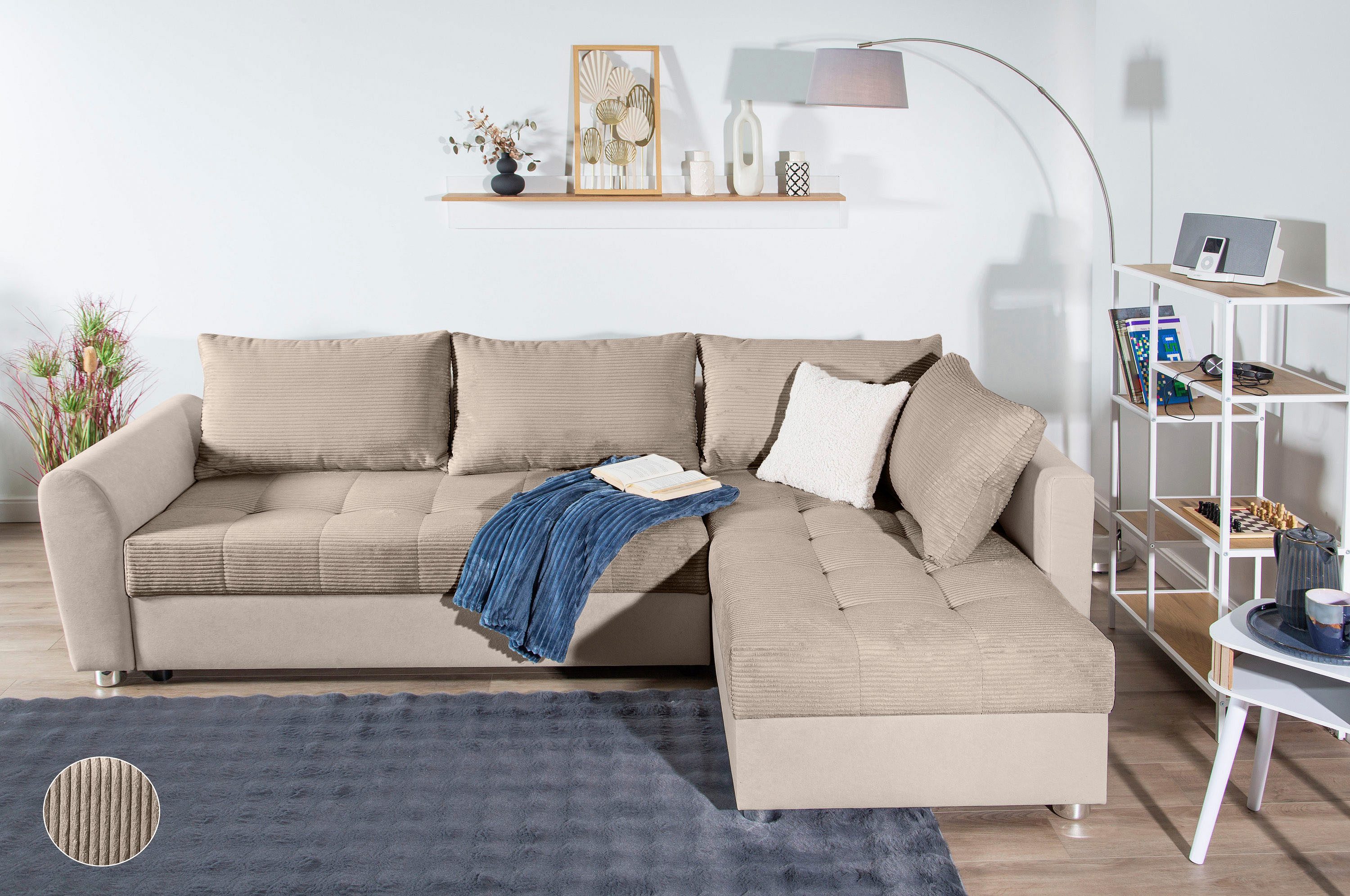 COLLECTION AB Ecksofa JANA XL-Sofa L-Form, günstig online kaufen