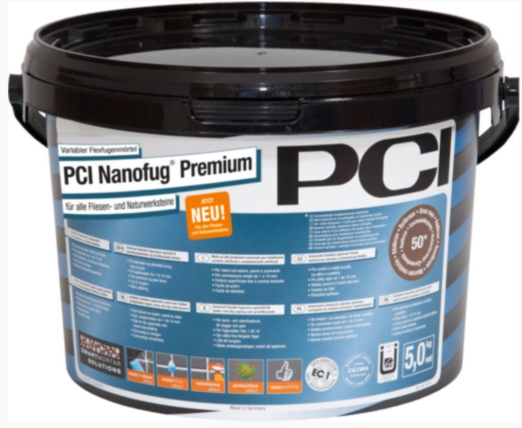 PCI Fugenmörtel PCI Nanofug Premium hellgrau, 5 Kg