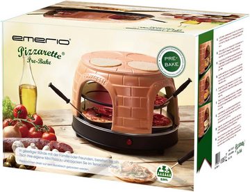 Emerio Pizzaofen PO-116124.1, Mini-Pizzaofen mit 3 Heizkreisläufen