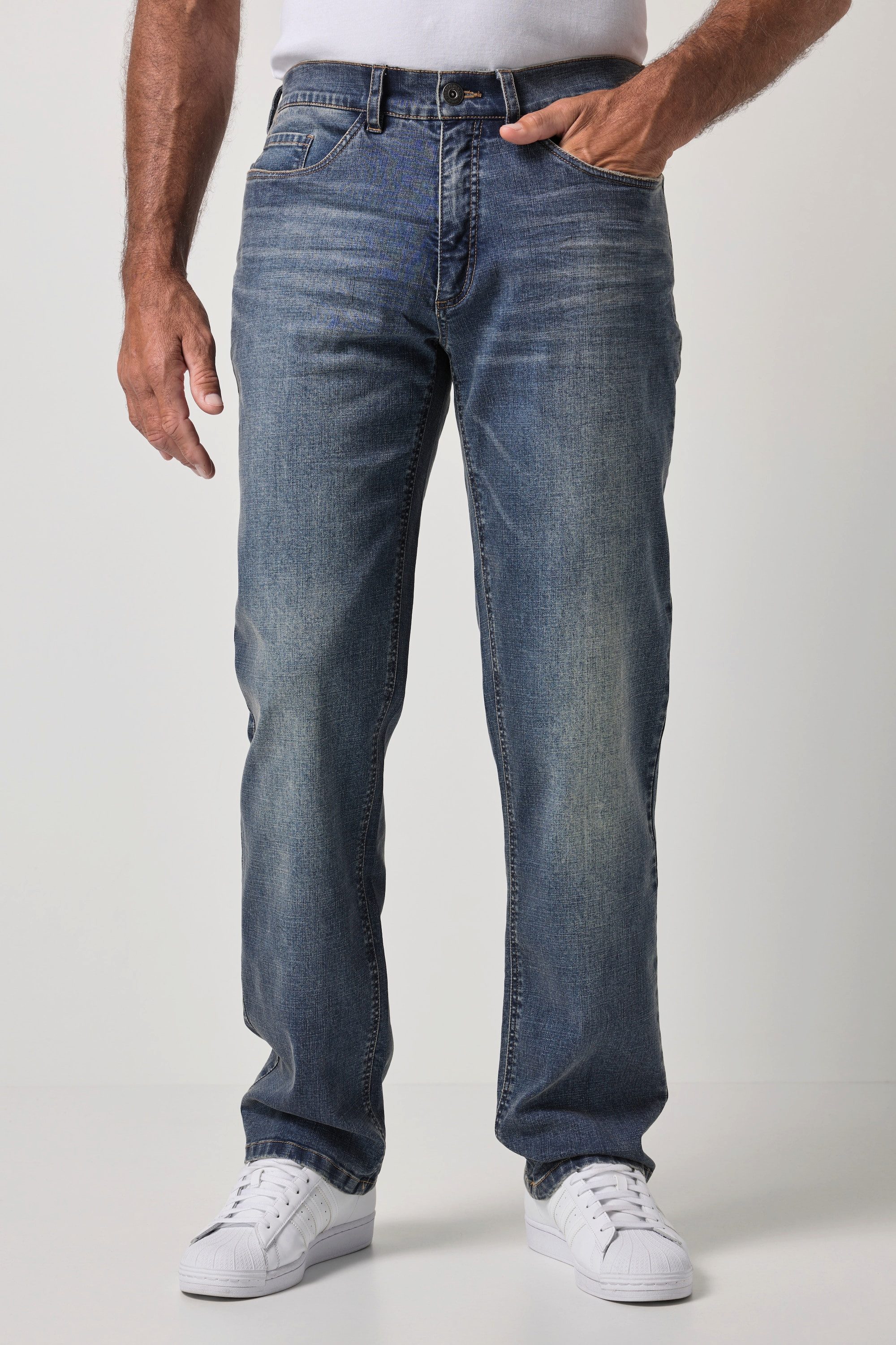 5-Pocket-Jeans Jeans 5-Pocket Loose Fit Vintage Look bis Gr. 72