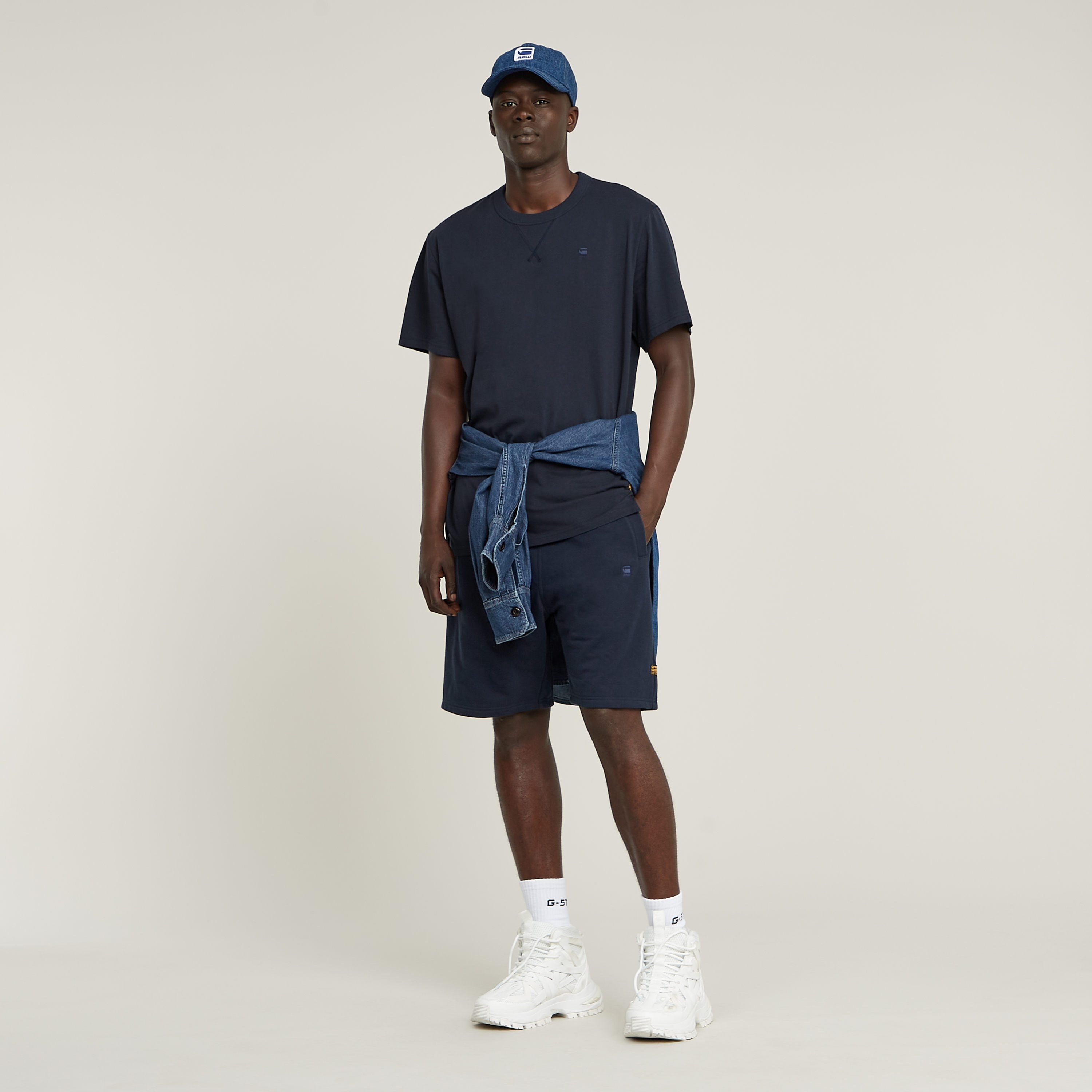 G-STAR T-Shirt Nifous Rundhals, mit Rippeinsatz – Bild 5 von 5
