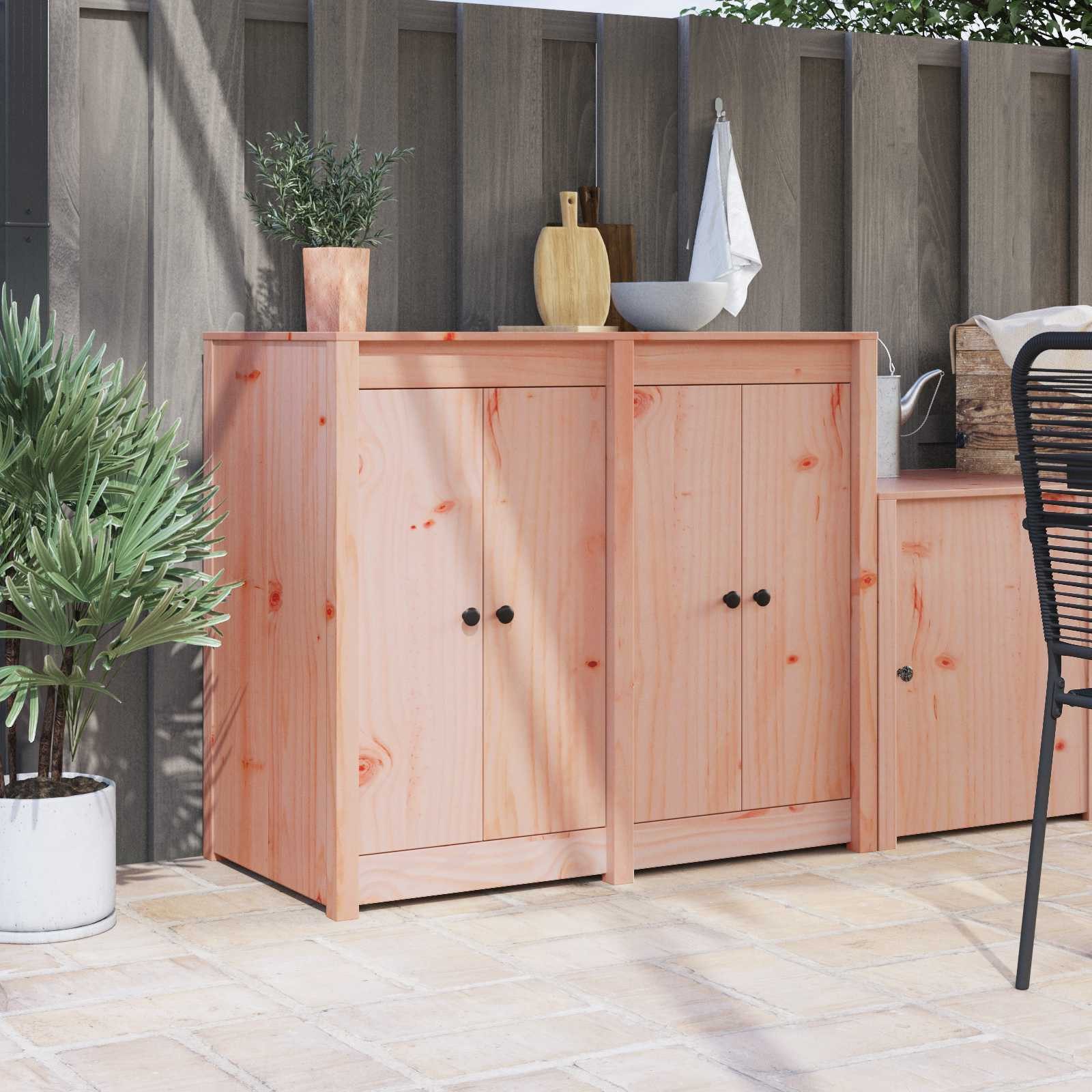 vidaXL Schranktür Küchentür MEPPEL 2 stk. Braun 50 x 9 x 82 cm (2 St)