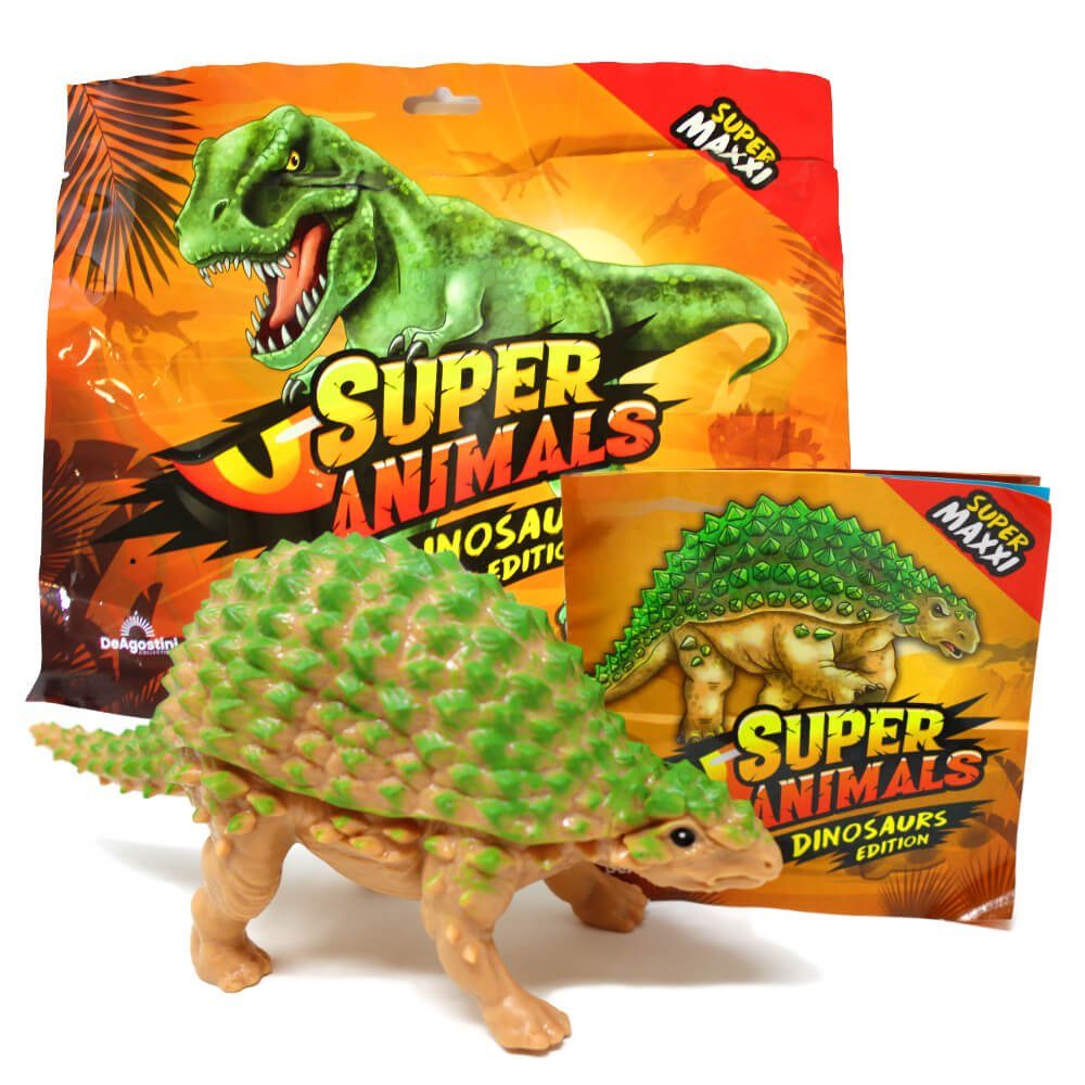 DeAgostini Sammelfigur DeAgostini Super Animals - Dinosaurs Edition - Sammelfigur Dino -, Super Animals - Dinosaurs Sammelfigur - Figur 10. Nodosaurus Textilis
