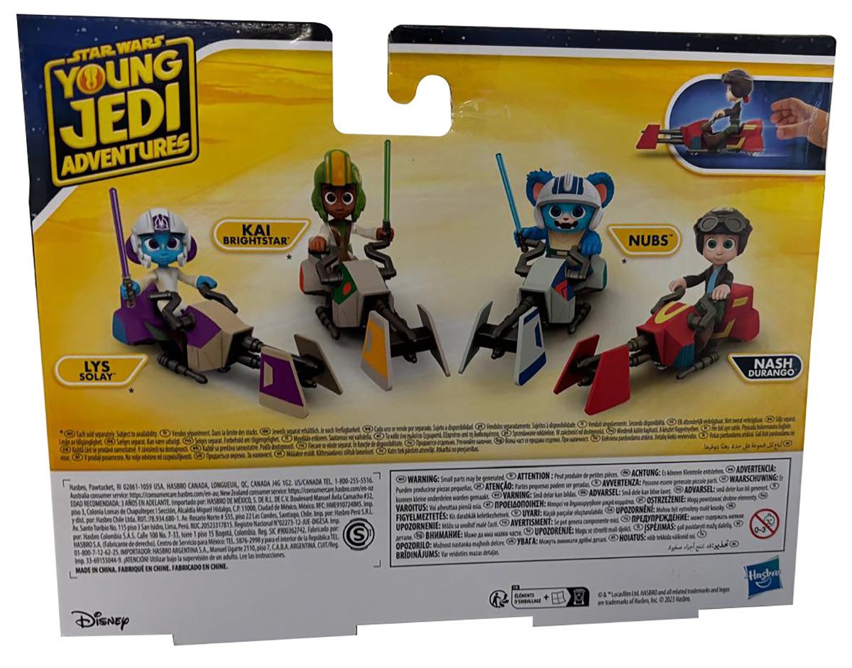 Star Wars Actionfigur Disney, Star Wars Young Jedi Adventures Lys Solay + Fahrzeug Figur