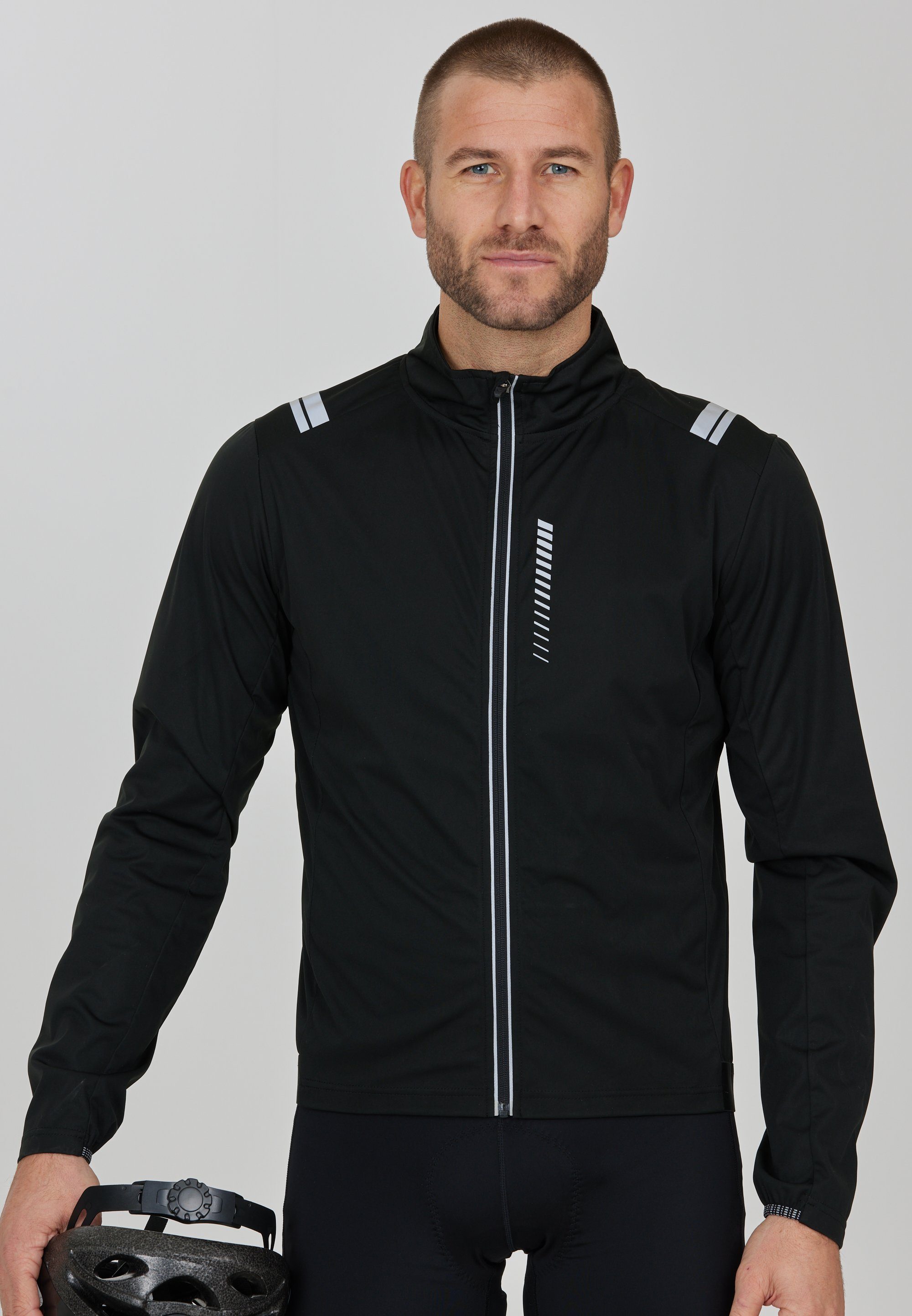 ENDURANCE Softshelljacke Justine mit reflektierenden Elementen schwarz