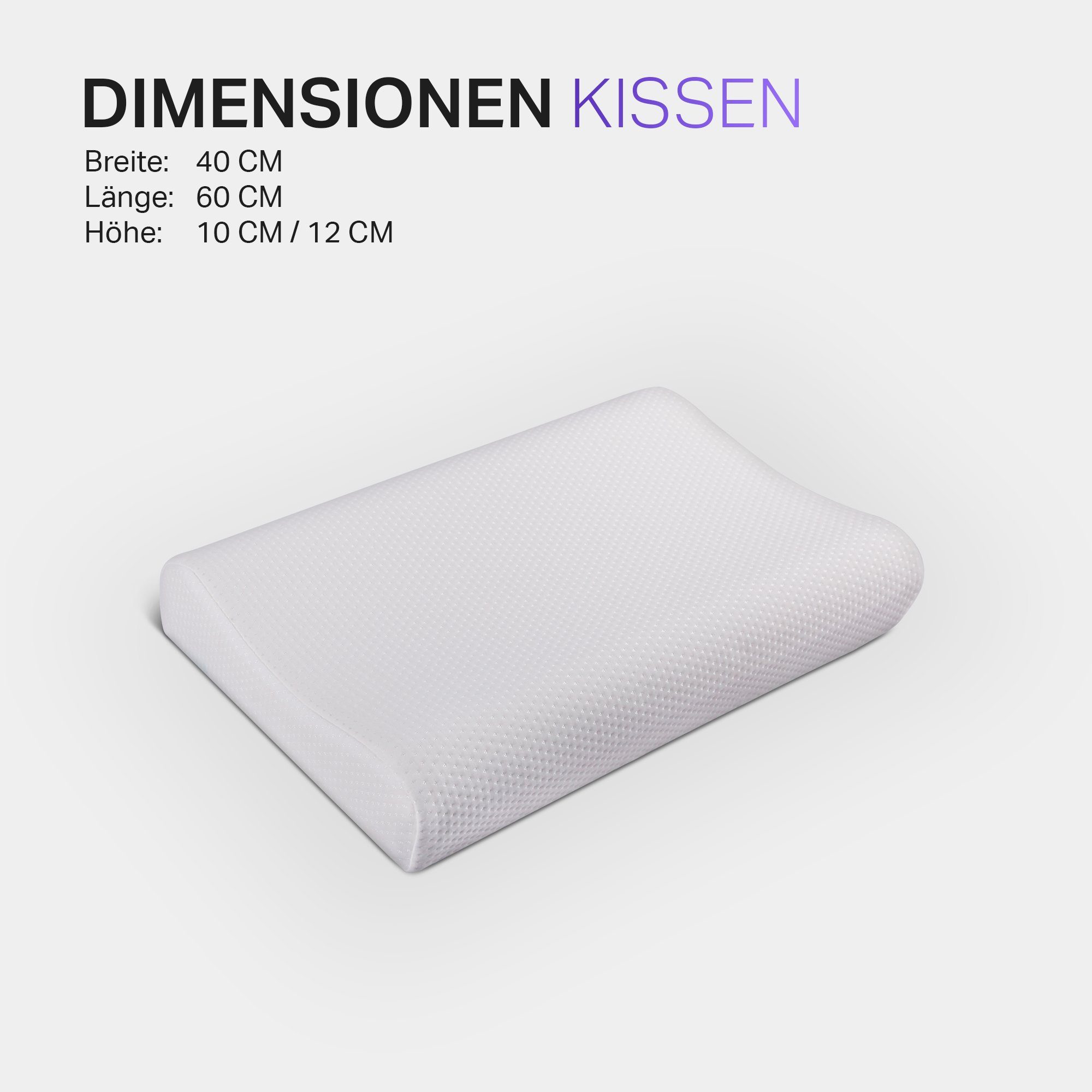 Bestlivings Nackenstützkissen Vital, Füllung: Viskoschaum, Bezug: günstig online kaufen