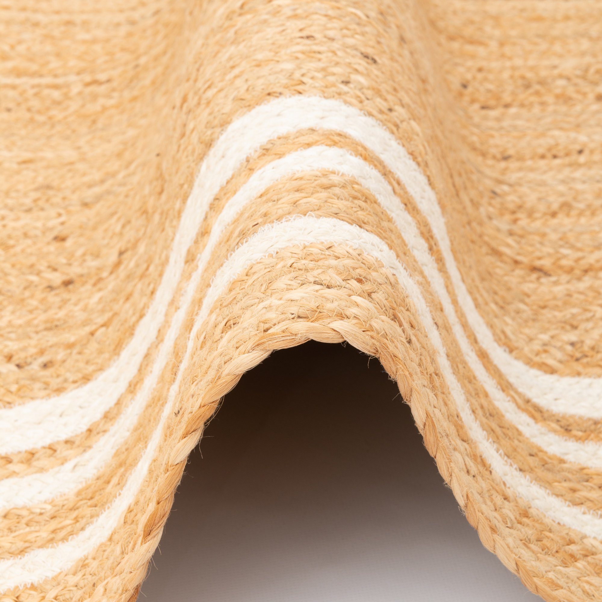 Pergamon Sisalteppich Naturfaser Teppich Jute Salsa Bordüre, Rechteckig, Höhe: 10 mm