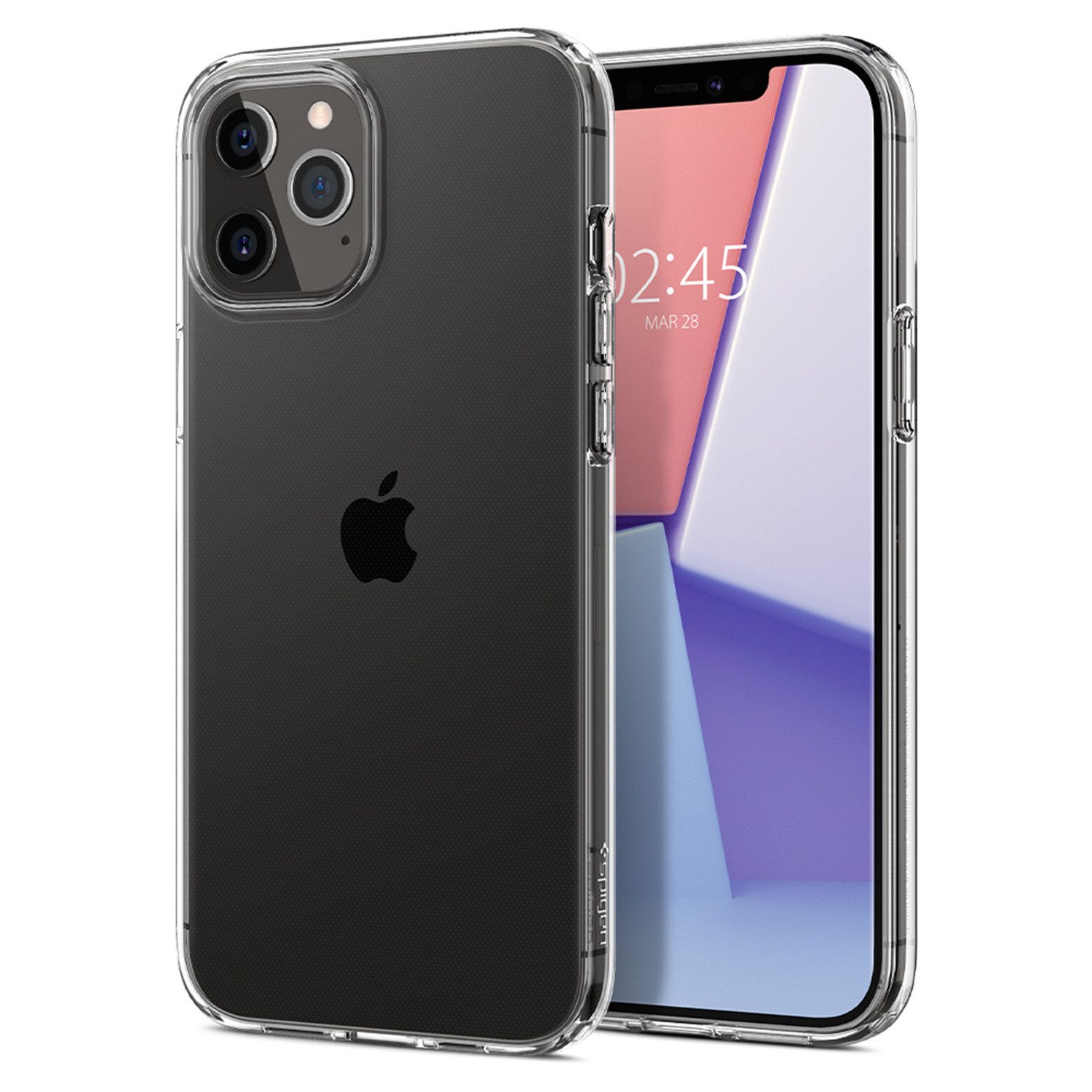Spigen Backcover Spigen Liquid Crystal Case für Apple iPhone 12 Pro Max - Transprent