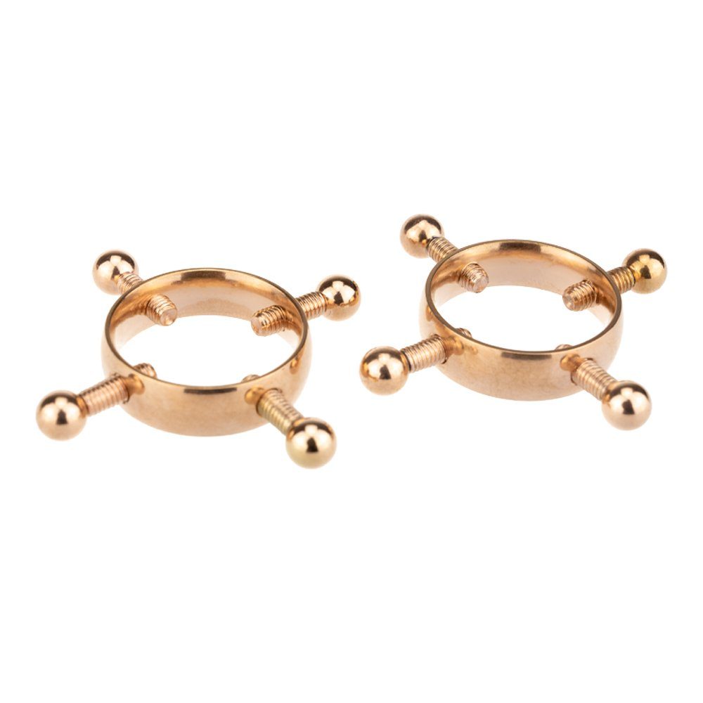 Metall Rosegold Sandritas Nippelklammern Nippelklemmen mit Schrauben Nippelklemmen Bondage