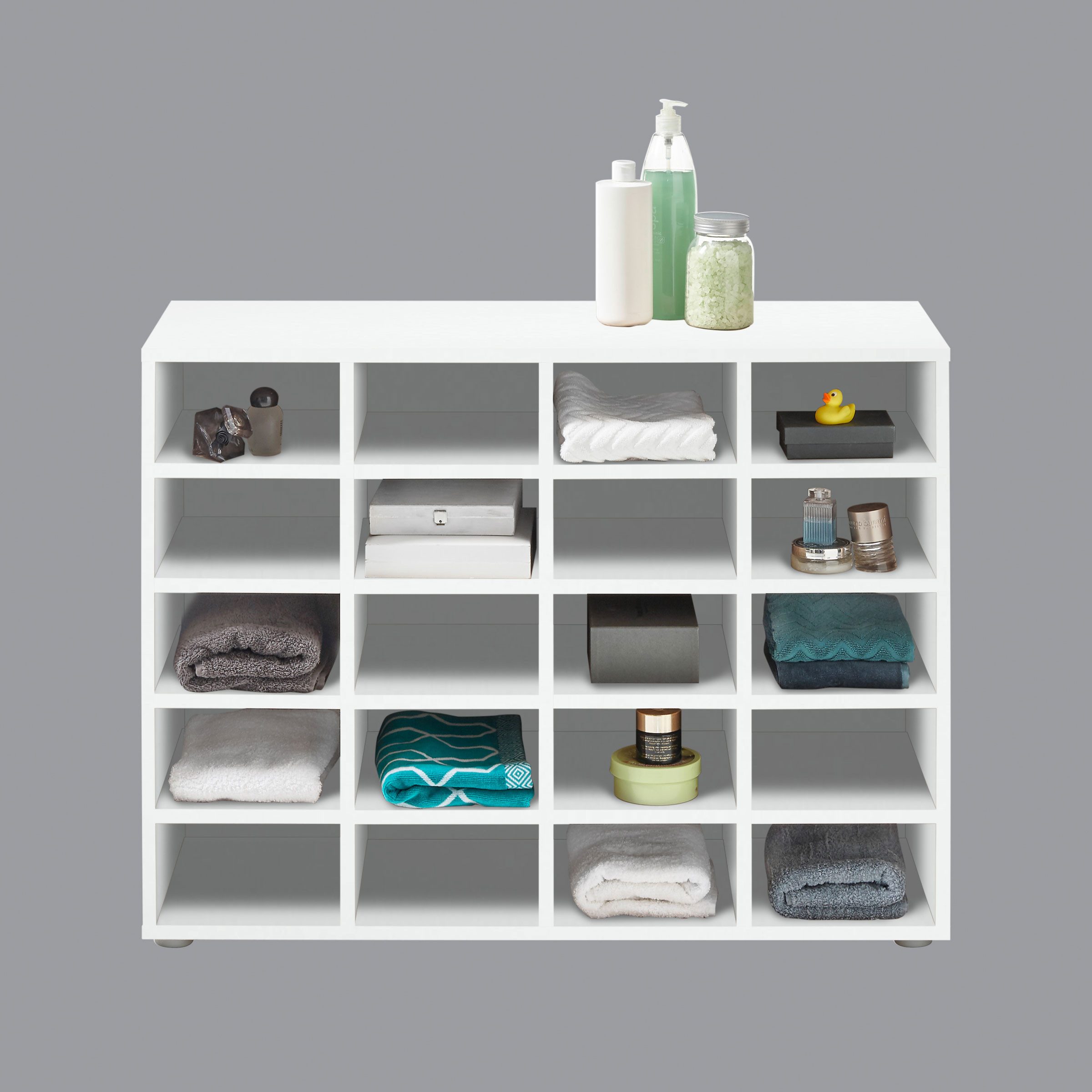 Bega Consult Schuhregal Multiregal Boots Schuhregal weiß 92 cm