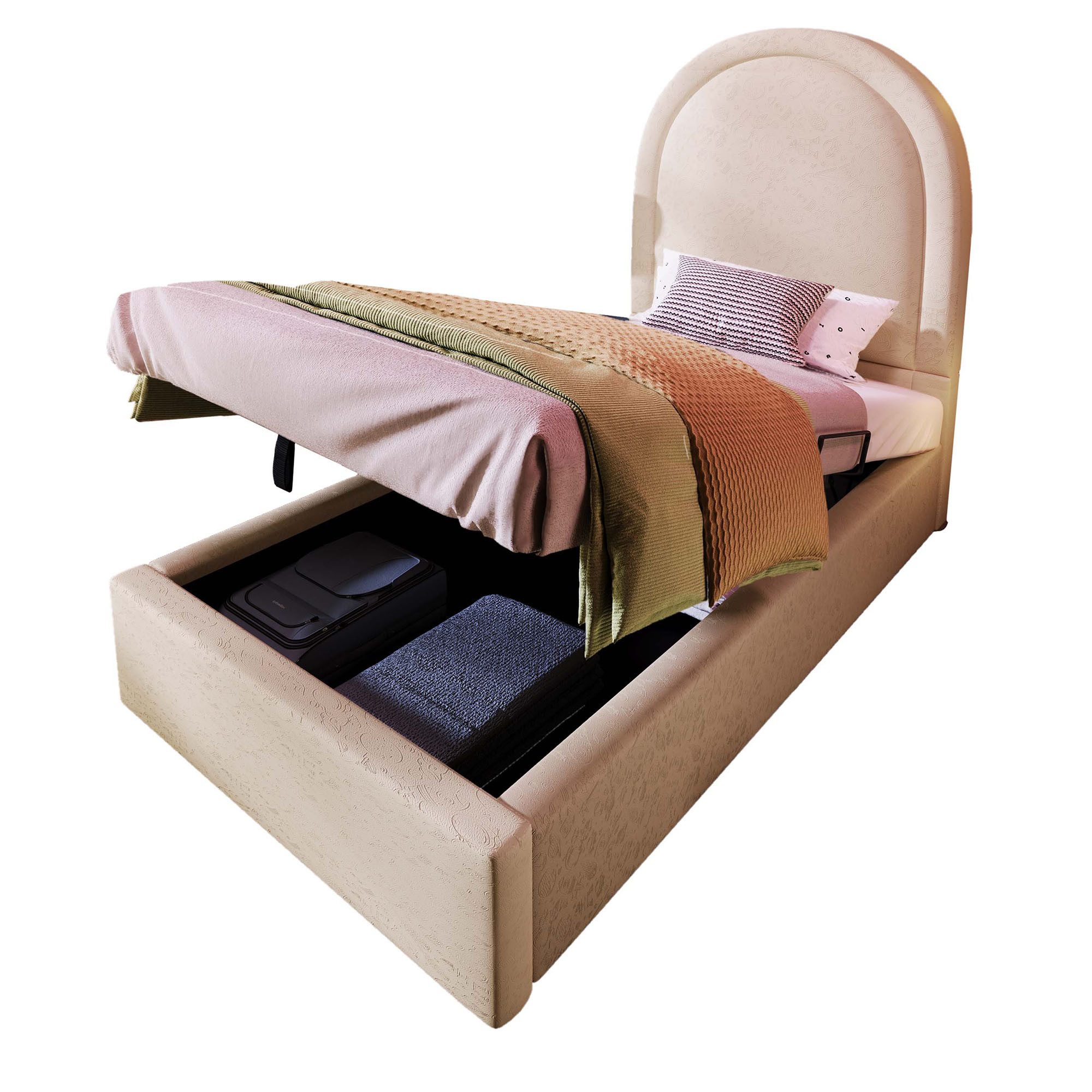 TavilaEcon Boxspringbett Einzelbett mit kosmischem Muster, günstig online kaufen