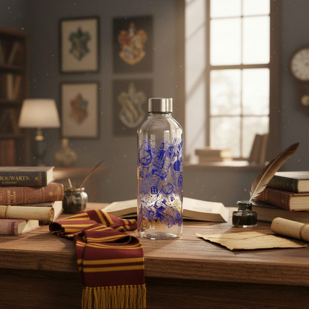 Harry Potter Trinkflasche Harry Potter Hogwarts Wasserflasche Trinkflasche Flasche XL 850 ml