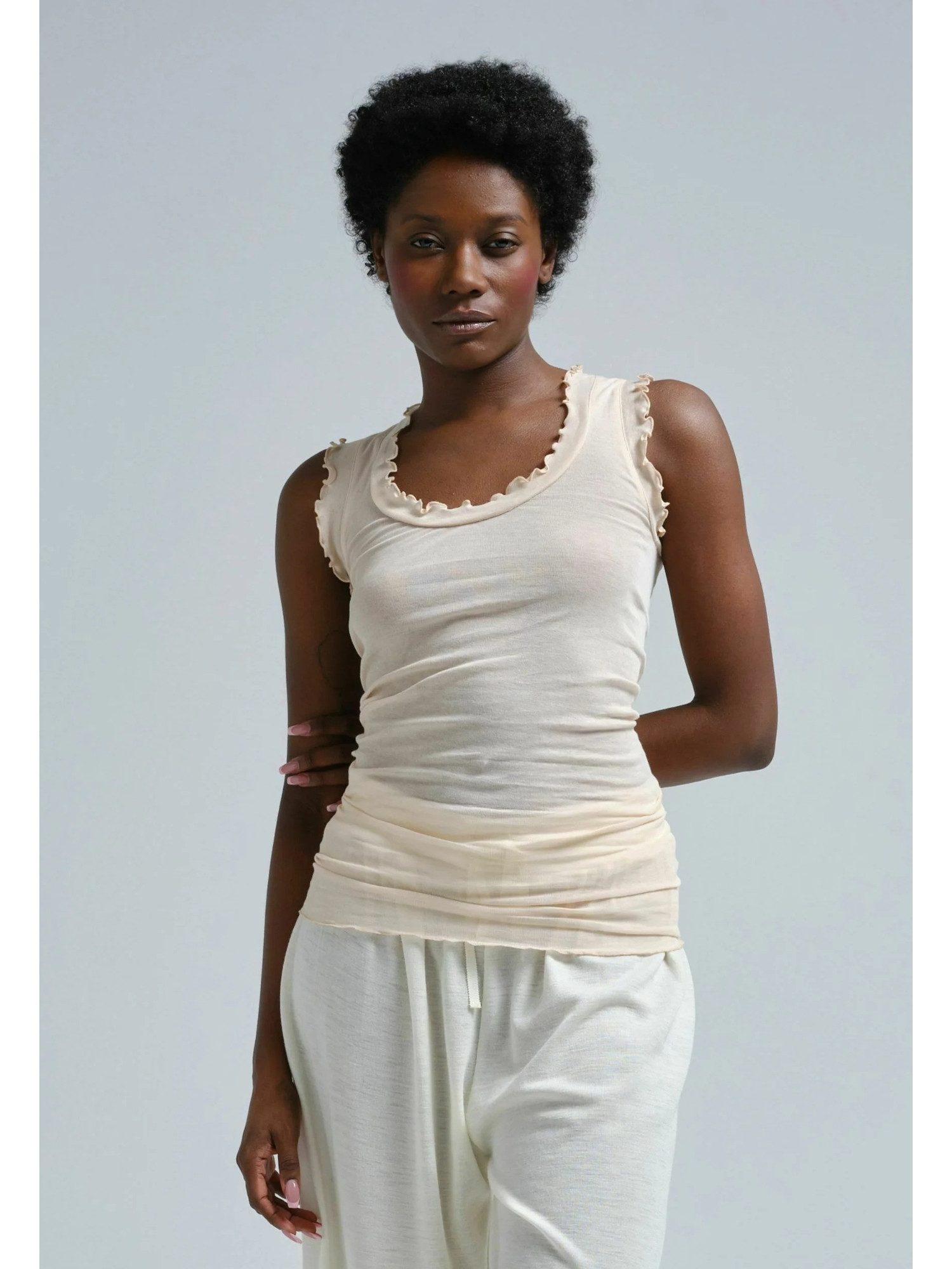 Seamless Basic Funktionstop Seamless Basic Top Flounce