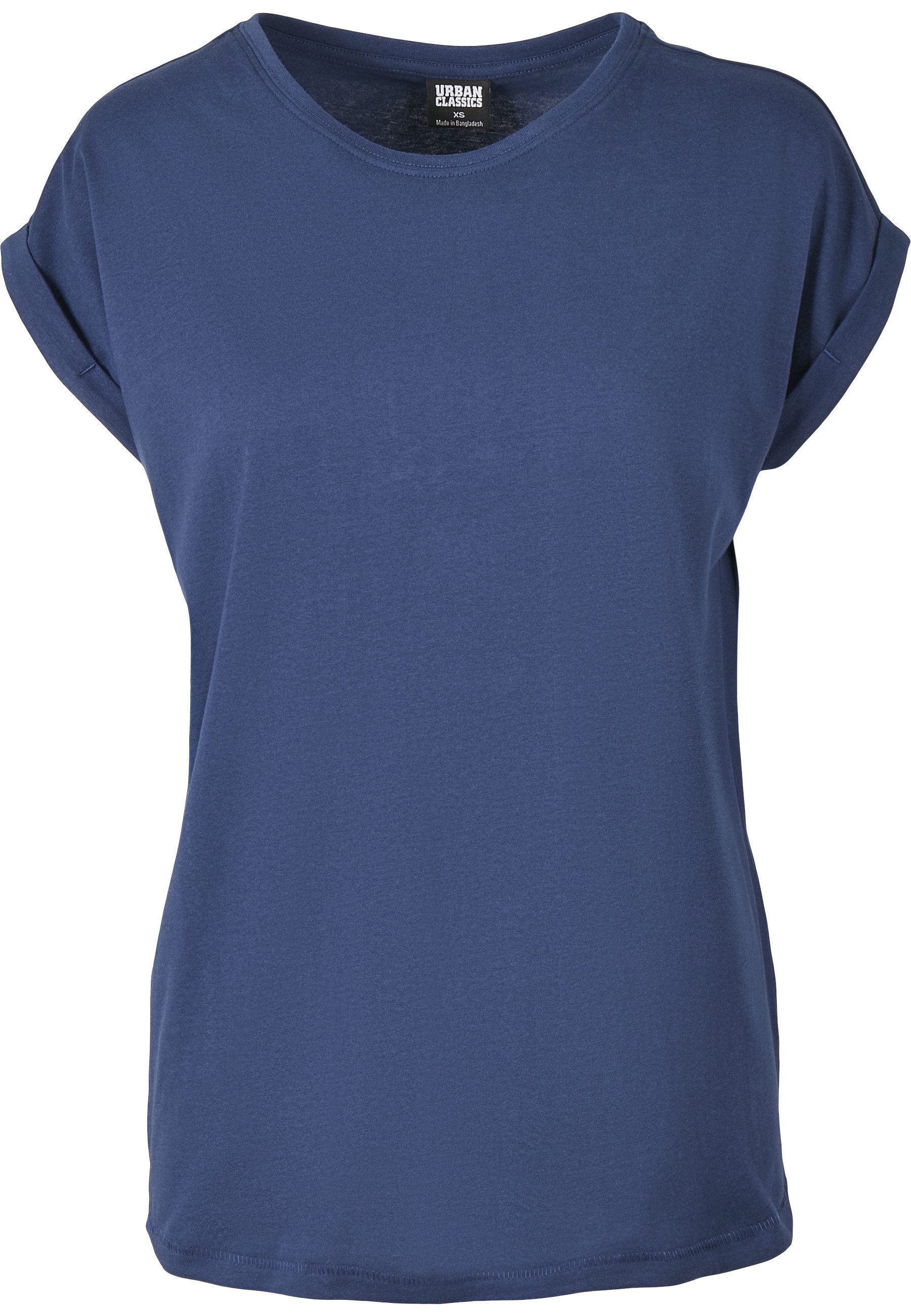 URBAN CLASSICS Kurzarmshirt Urban Classics Damen Ladies Extended Shoulder Tee (1-tlg)