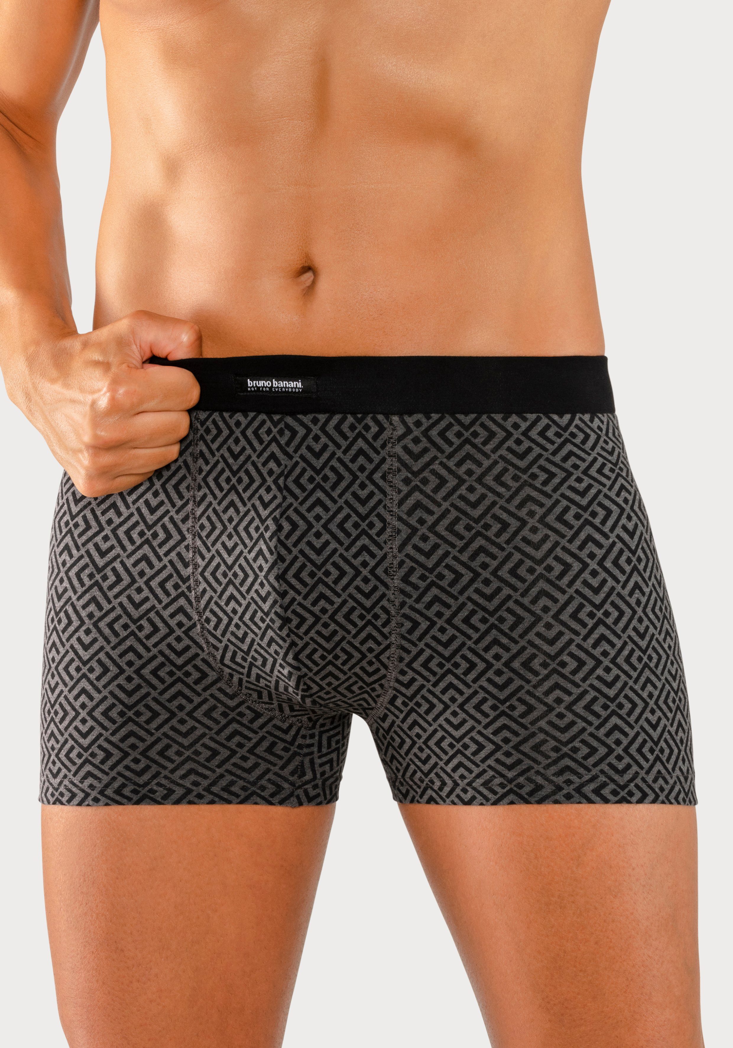 Bruno Banani Boxer (Packung, Druck 1x mit 3-St) modischem