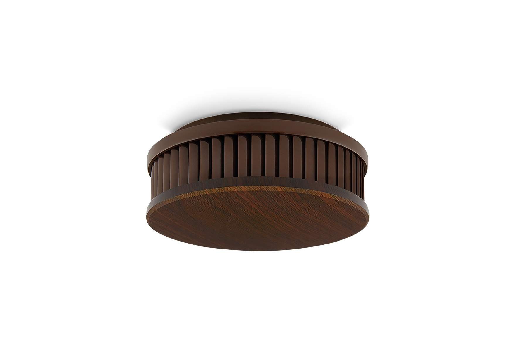 Pyrexx PX-1C Funk-Rauchwarnmelder Holzdunkel - 1er Set Rauchmelder