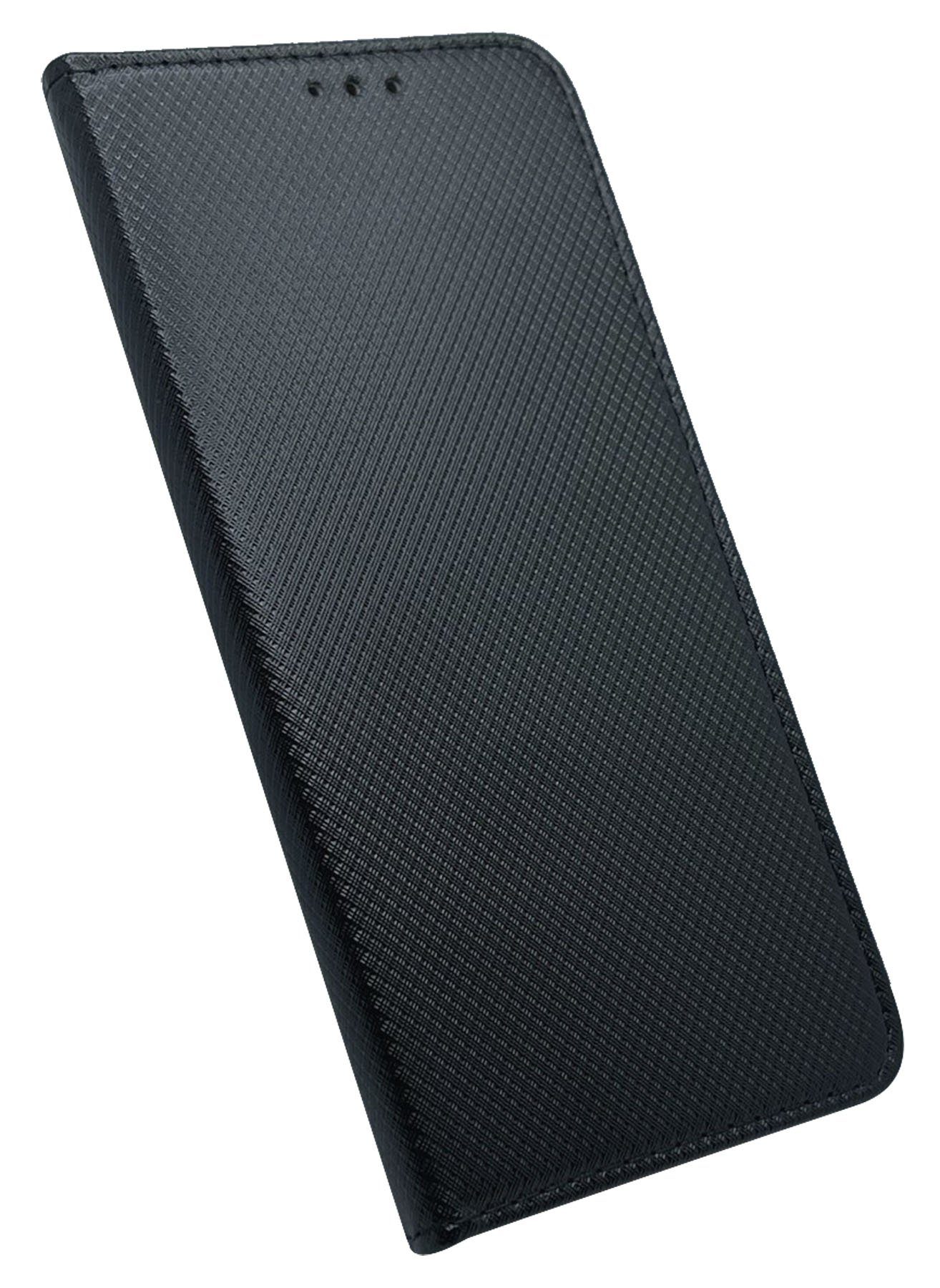 cofi1453 Handyhülle Buch Tasche für Xiaomi Redmi 10 5G Hülle schwarz 6,5 Zoll, Schutzhülle mit Standfunktion, Kartenfach