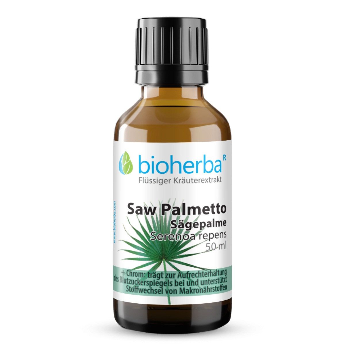 BIOHERBA R Saw Palmetto Sägepalme Tropfen Tinktur 50 ml Nahrungsergänzungsmittel