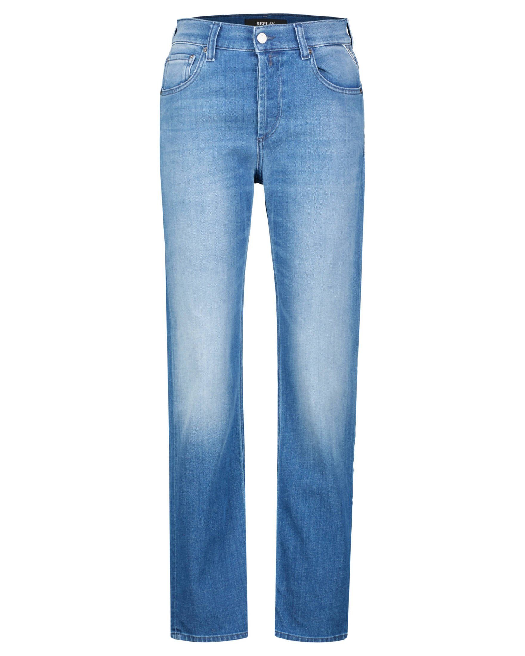 Replay 5-Pocket-Jeans Damen Jeans MAIJKE STRAIGHT (1-tlg)