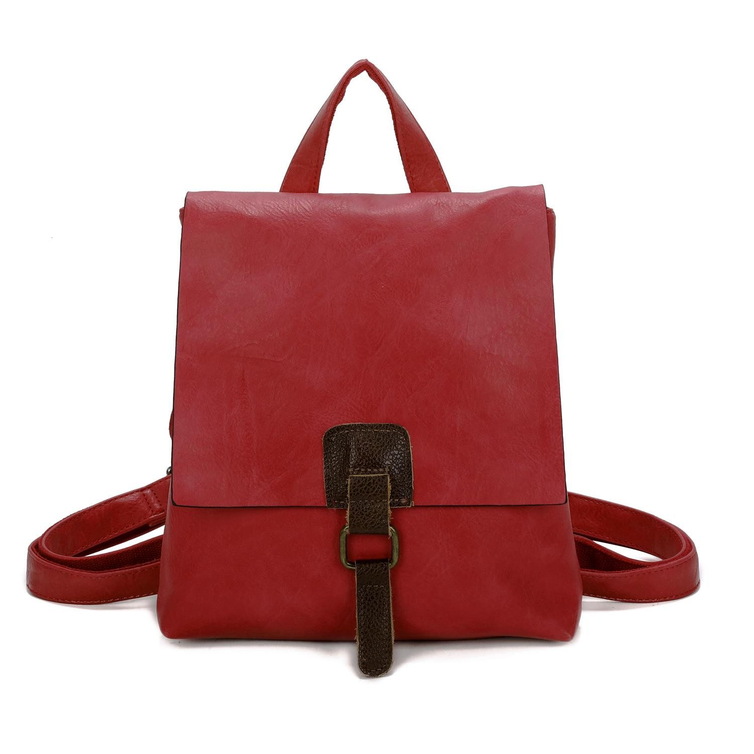 ITALYSHOP24 Rucksack Damen Schultertasche Backpack Umhängetasche günstig online kaufen