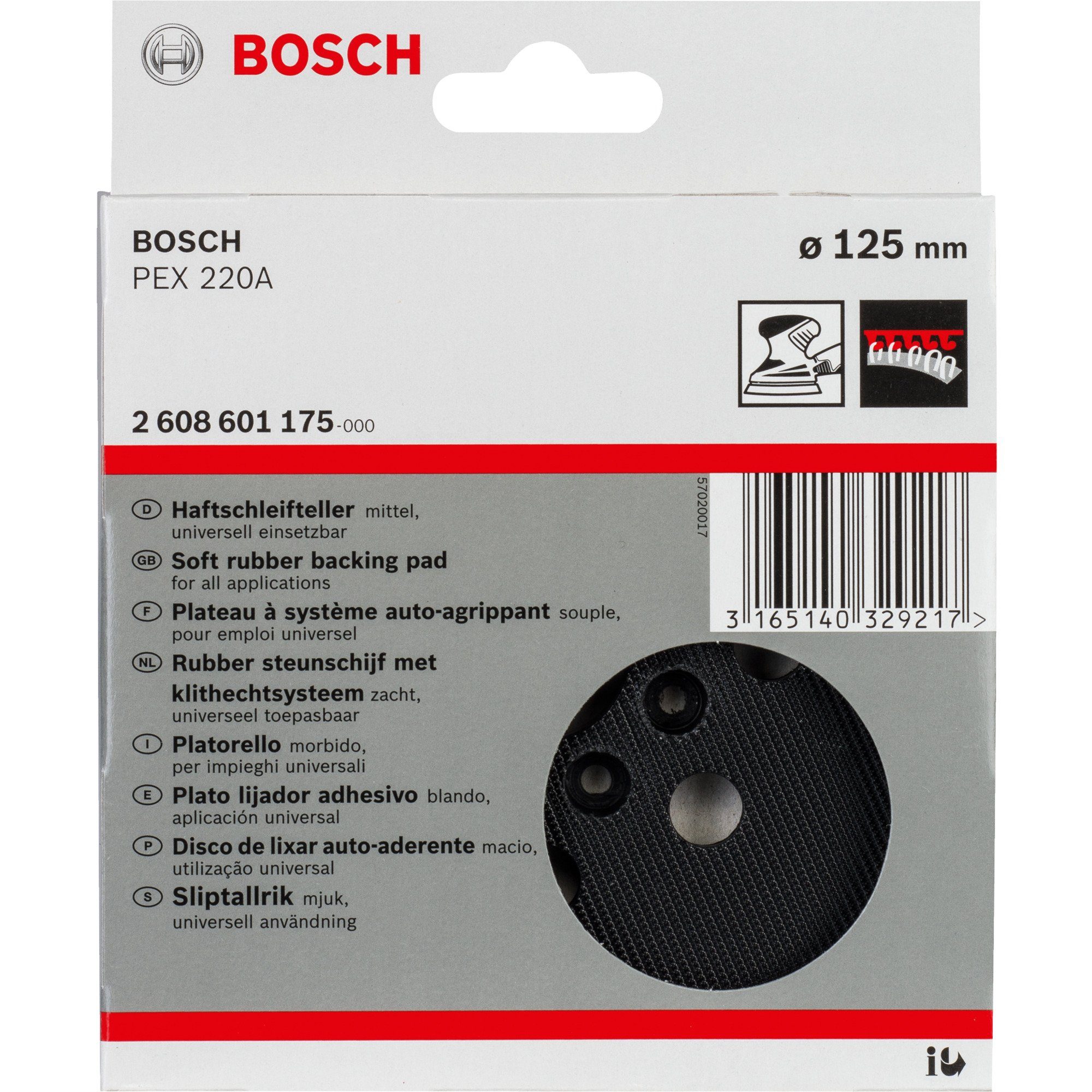 Schleifscheibe BOSCH Bosch mittelhart, Professional Schleifteller Ø