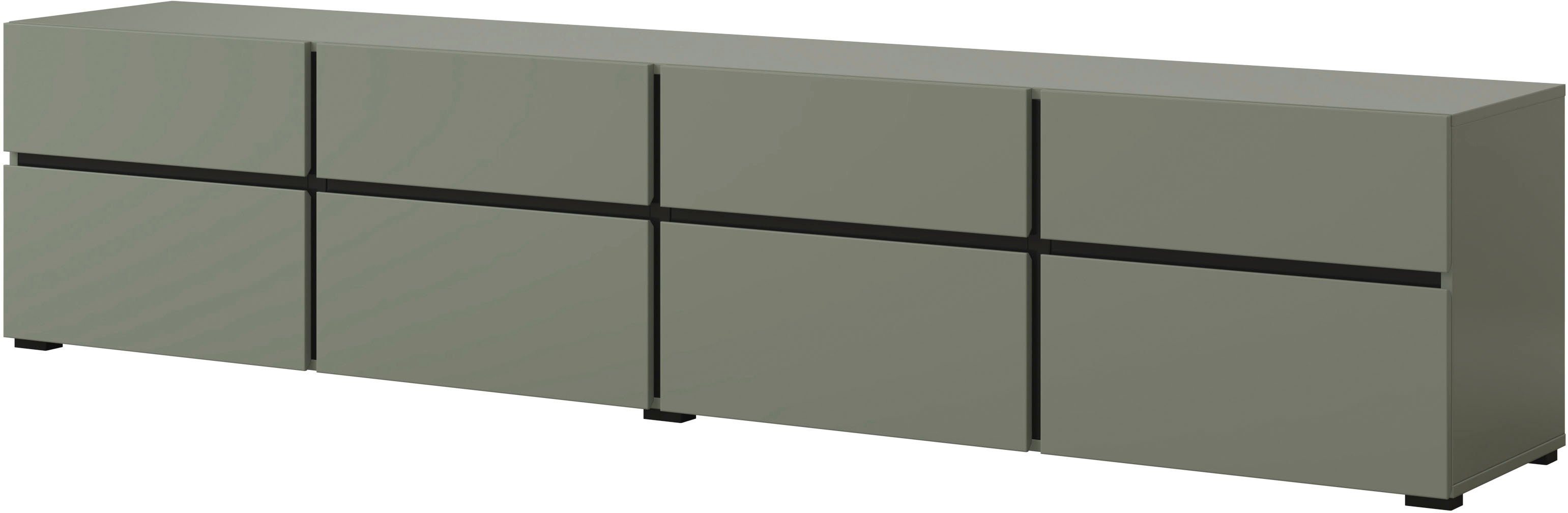 INOSIGN Lowboard Cross, moderne grifflose TV-Kommode,4 günstig online kaufen