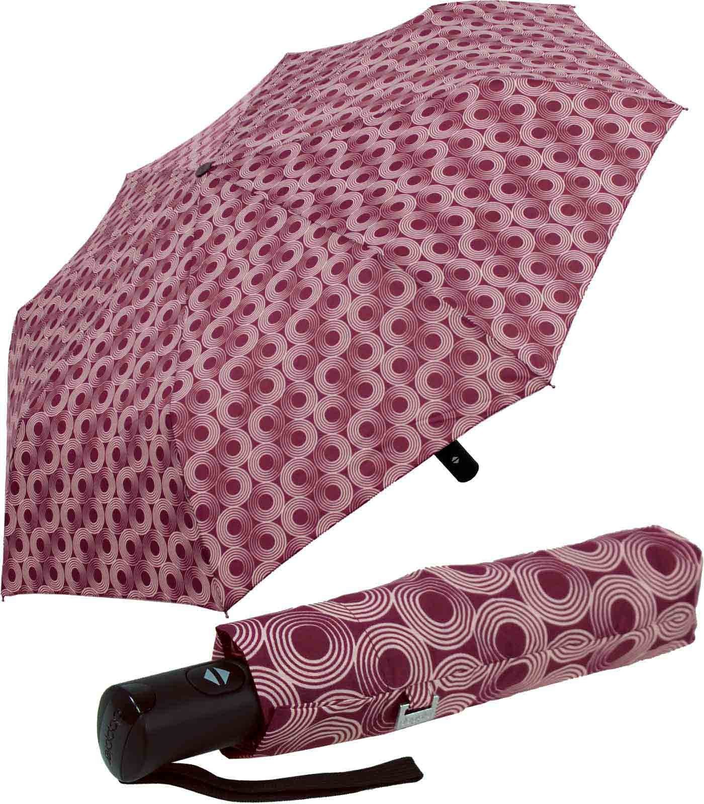 doppler® Taschenregenschirm Magic Carbonsteel mit Auf-Zu-Automatik - Glow, extra stabil und elegant