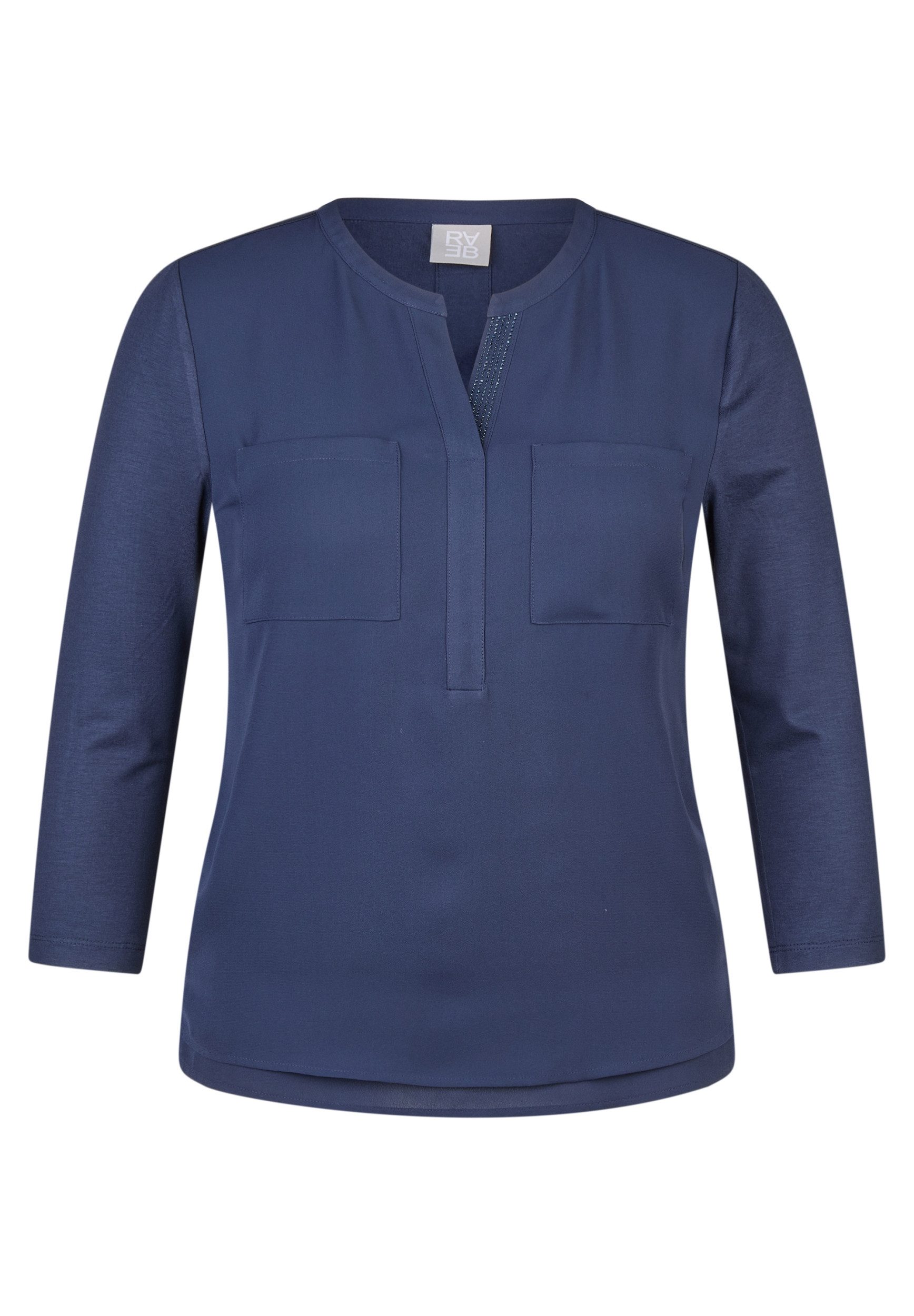 Rabe Klassische Bluse Nordic Blue günstig online kaufen