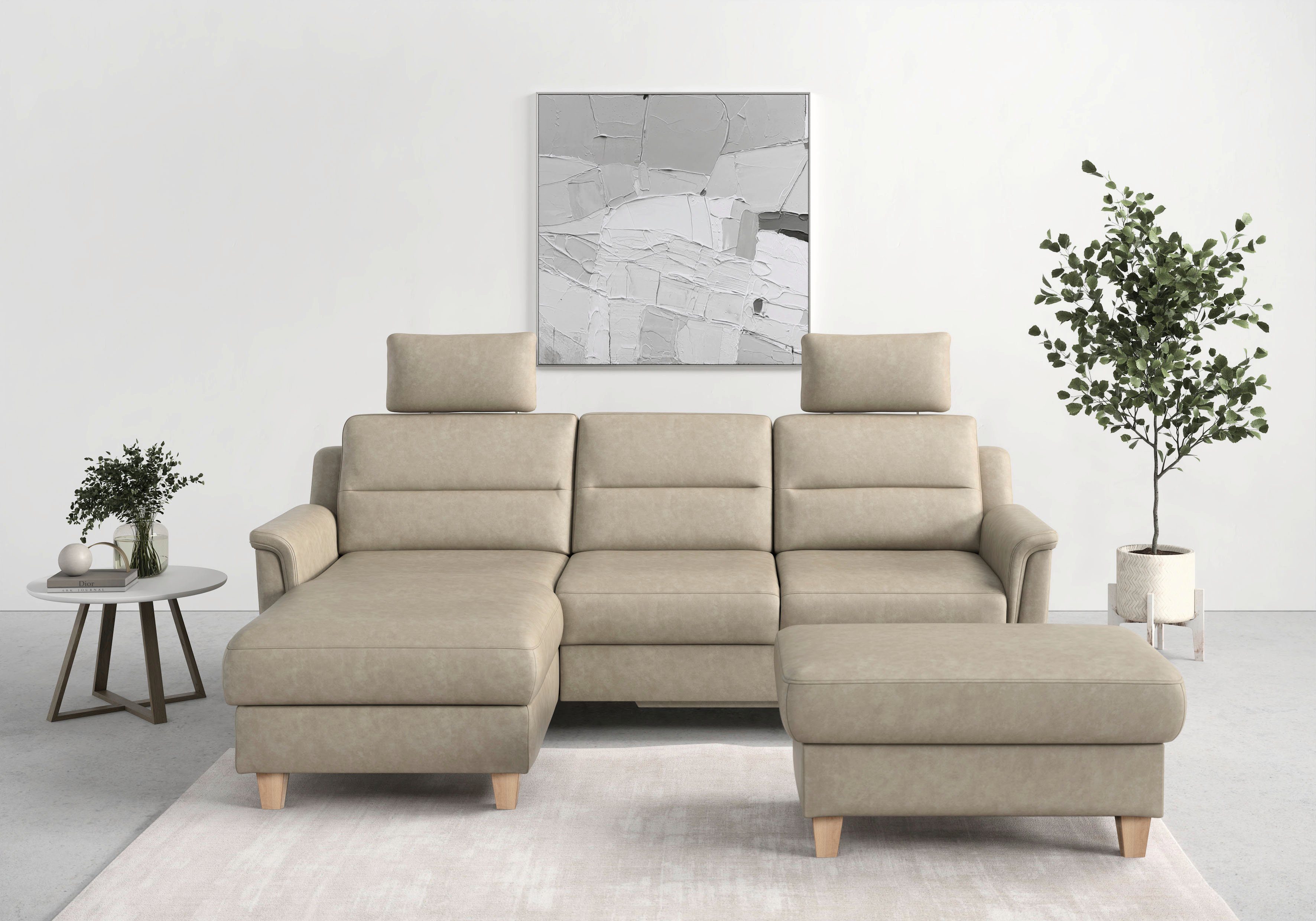 sit&more Ecksofa Farö L-Form, inklusive Federkern, günstig online kaufen