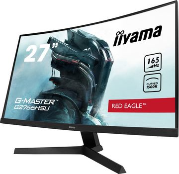 Iiyama G-Master G2766HSU-B1 Curved-Gaming-Monitor (68,5 cm/27 ", 1920 x 1080 px, Full HD, 1 ms Reaktionszeit, 165 Hz, VA LED)