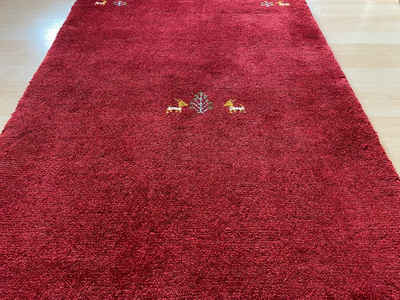 Orientteppich Perser Gabbeh Teppich 115×76 Unikat Morgenlandbazar Bio, Morgenlandbazar, Handgeknüpft mit Zertifikat