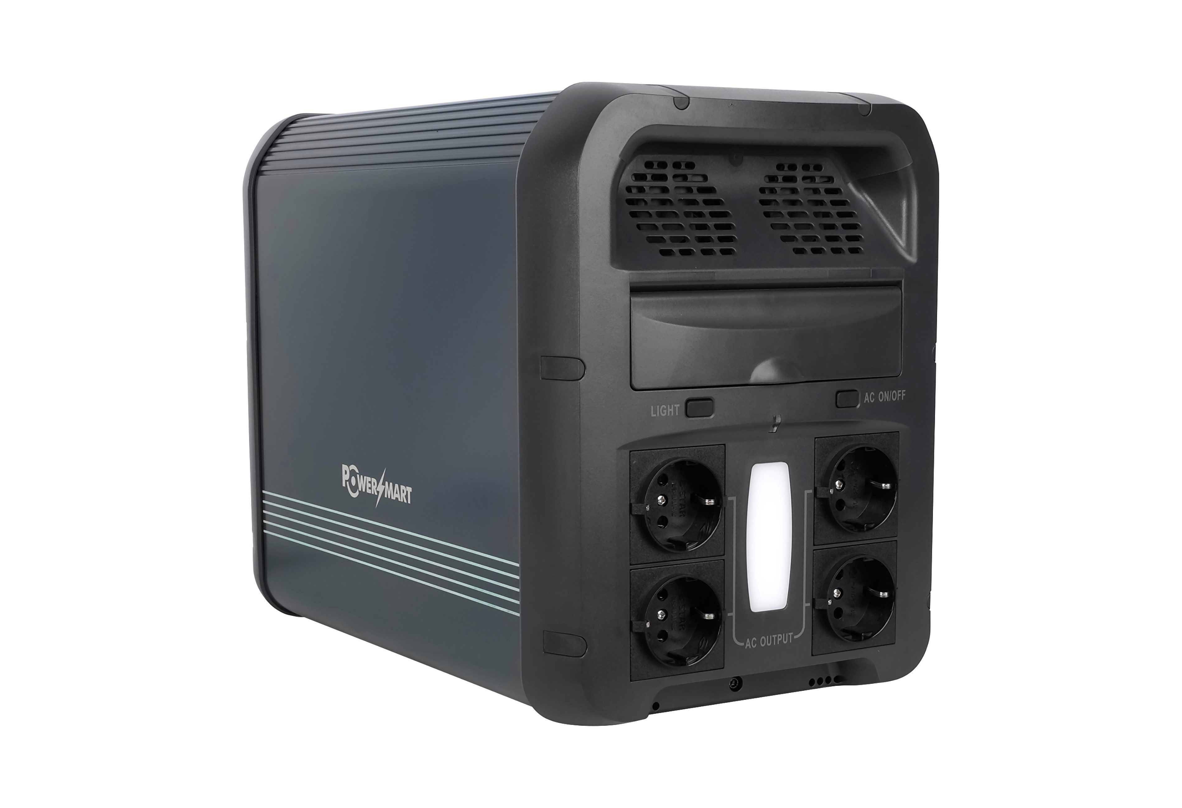 PowerSmart Stromerzeuger PT22F1503U.15F, (PowerStation 2160Wh, 2200W (4400W Spitze) 2160Wh Solargenerator Notstrombatterie, 1-tlg)