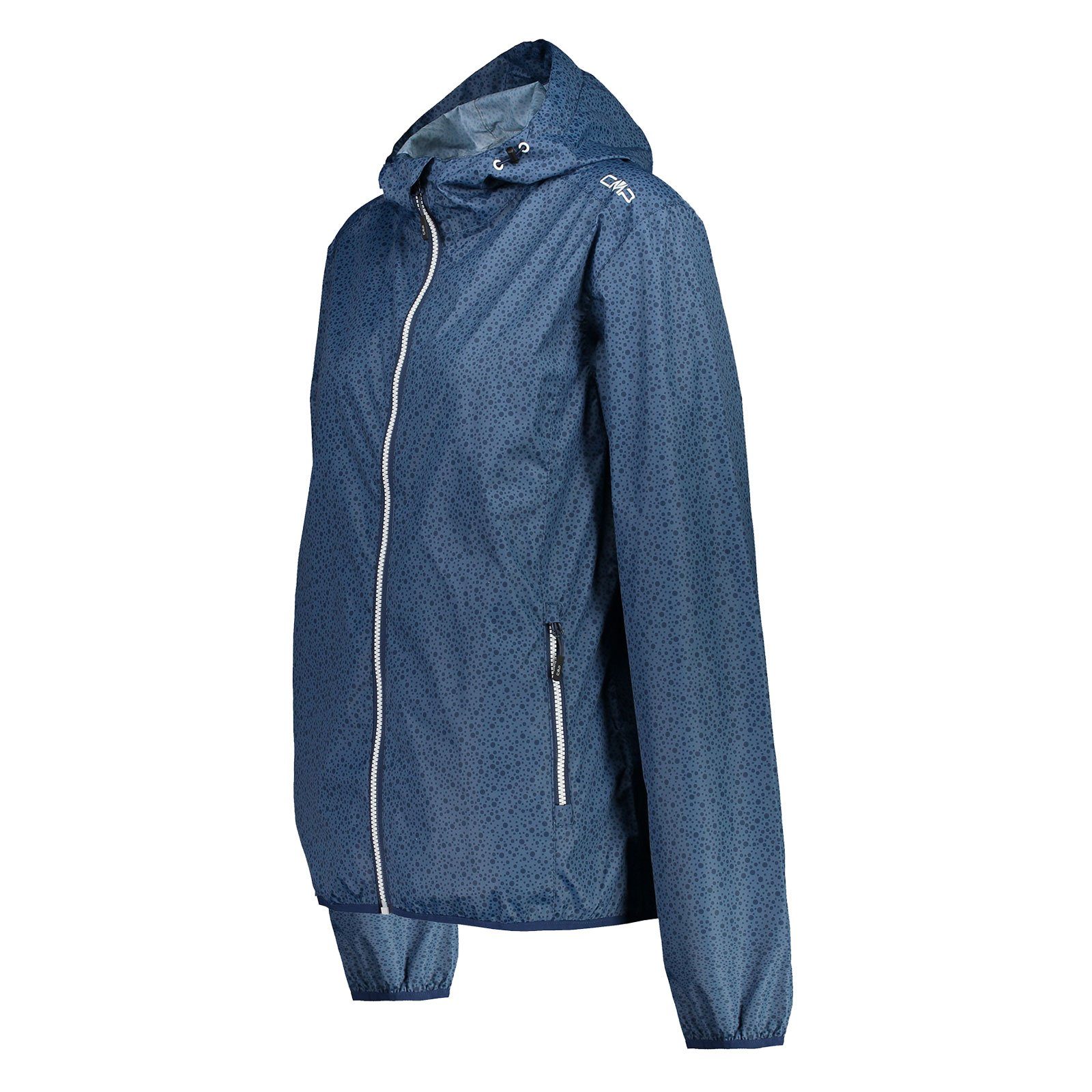 Jacket M926 CMP Fix verstellbarer Kapuze Hood mit Rain Regenjacke blue
