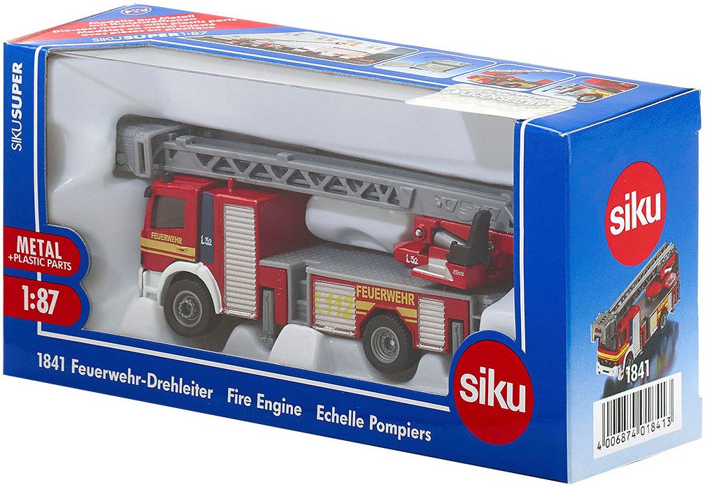 Siku Spielzeug-Feuerwehr SIKU Super, Feuerwehrdrehleiter (1841) günstig online kaufen