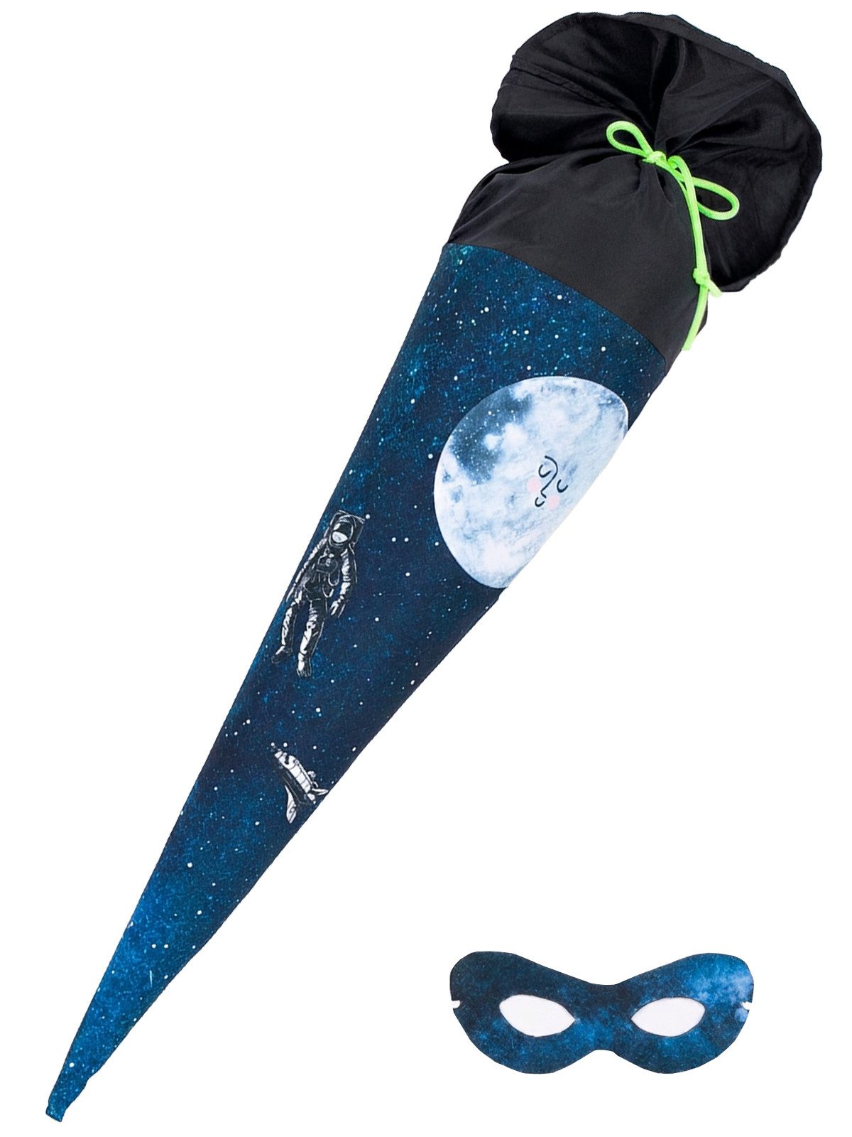 coopz Schulrucksack Schultüte Universum mit Superheldenmaske