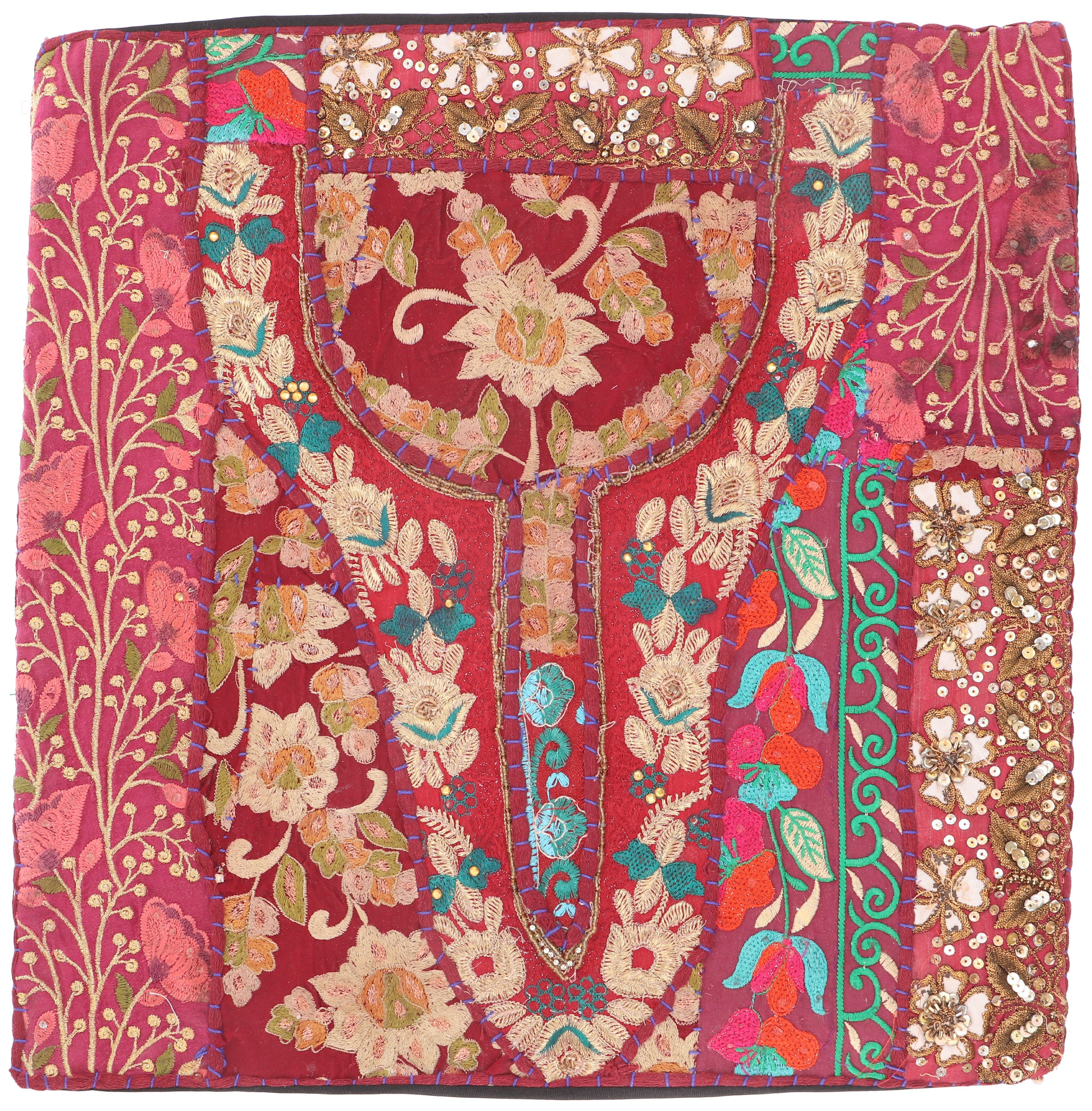 Guru-Shop Kissenbezüge Patchwork Kissenhülle, Dekokissen Bezug aus..