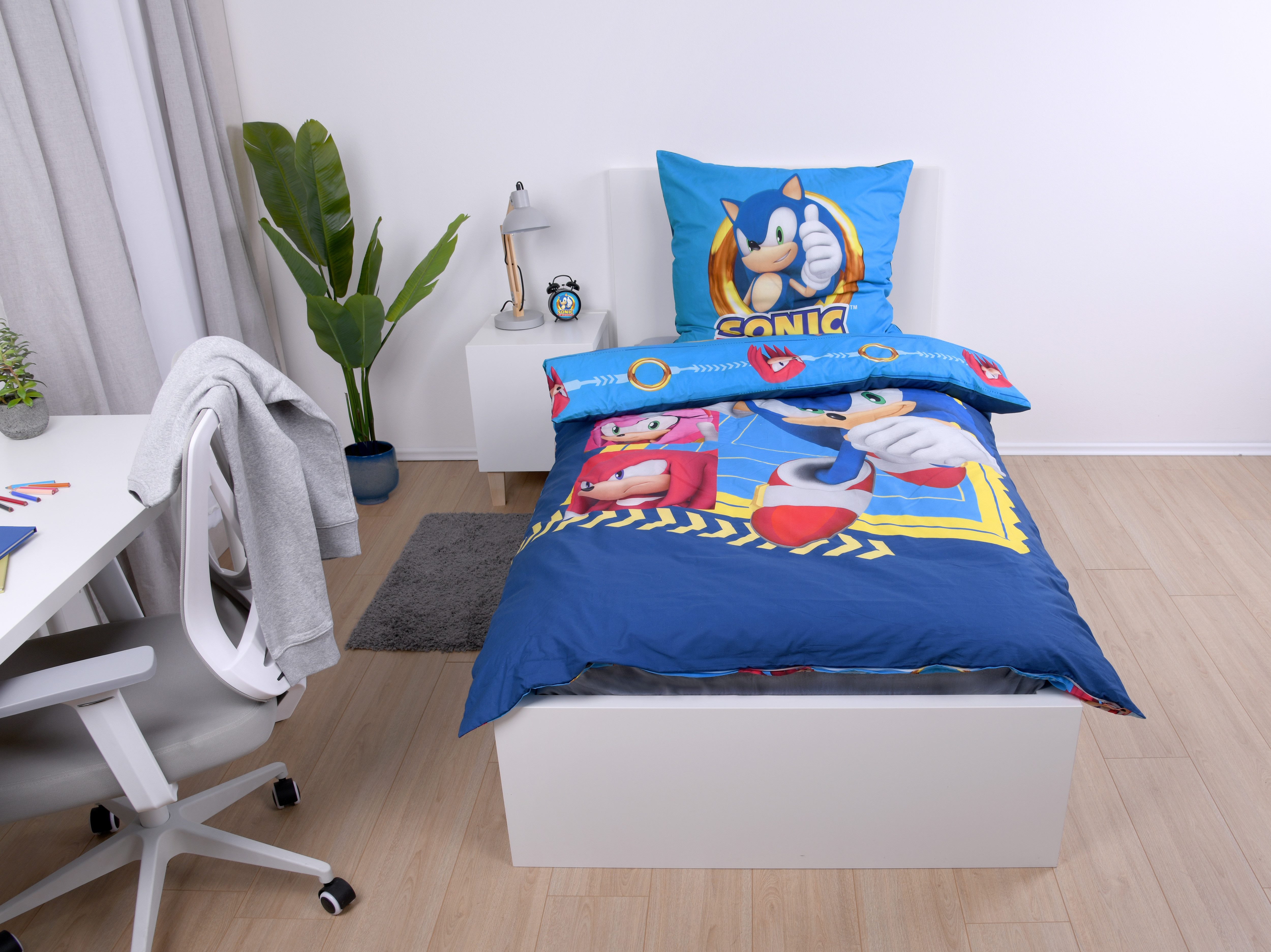 Sonic SEGA Bettwäsche Sonic, Renforcé, 2 günstig online kaufen