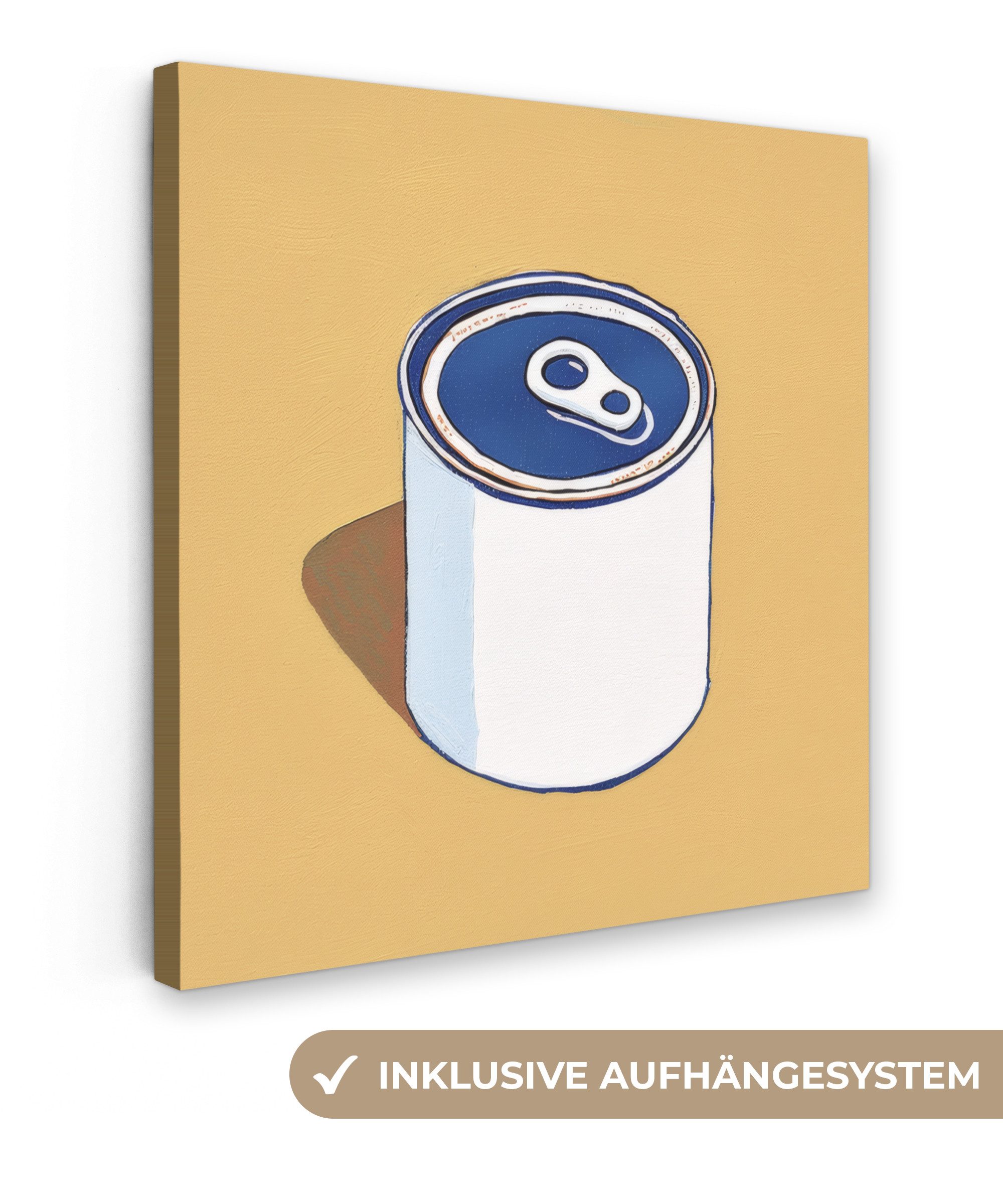 OneMillionCanvasses® Leinwandbild Dose - Minimalistisch - günstig online kaufen