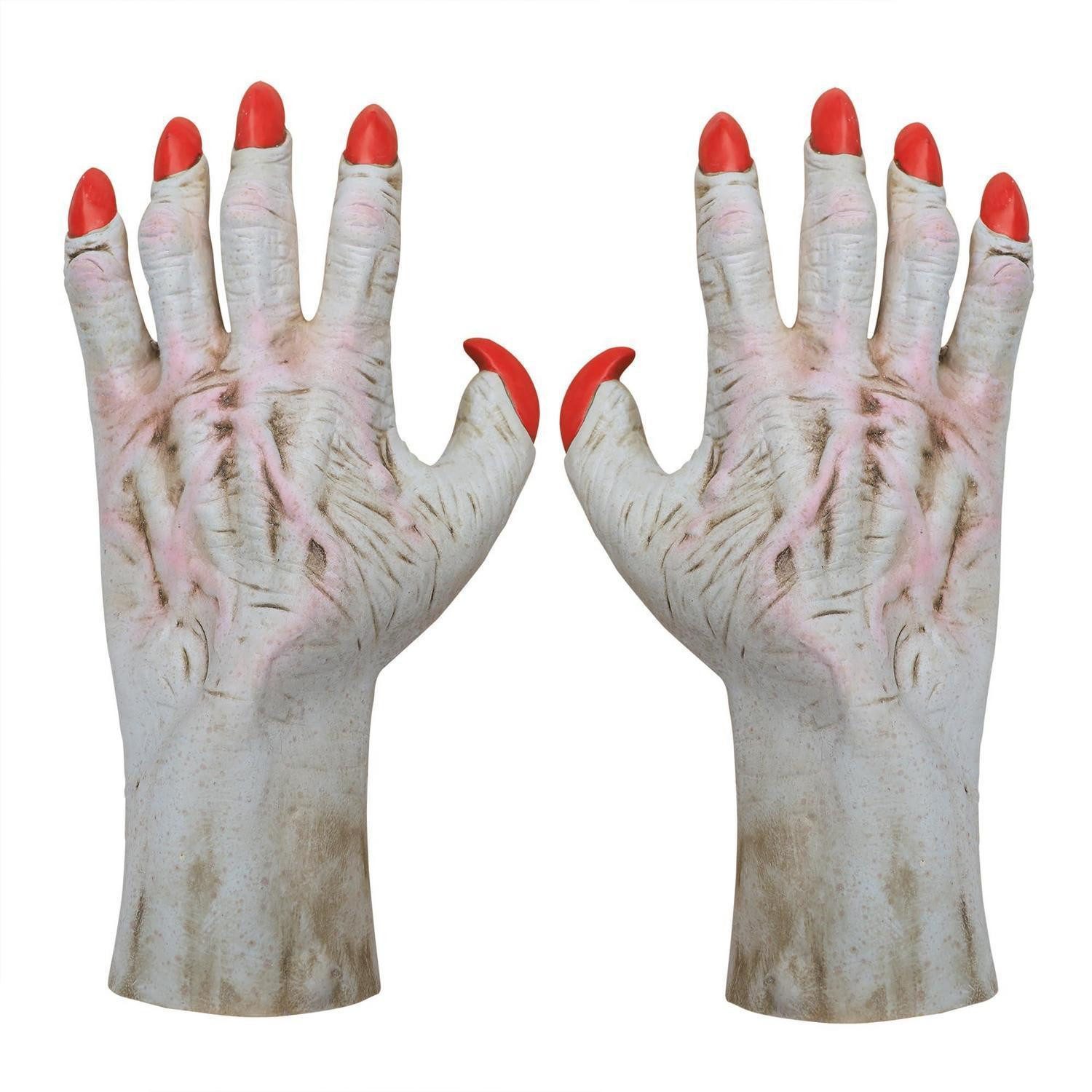 LuxusKollektion Zombie-Kostüm Zombie-Handschuhe Gruselige Krallen blutig